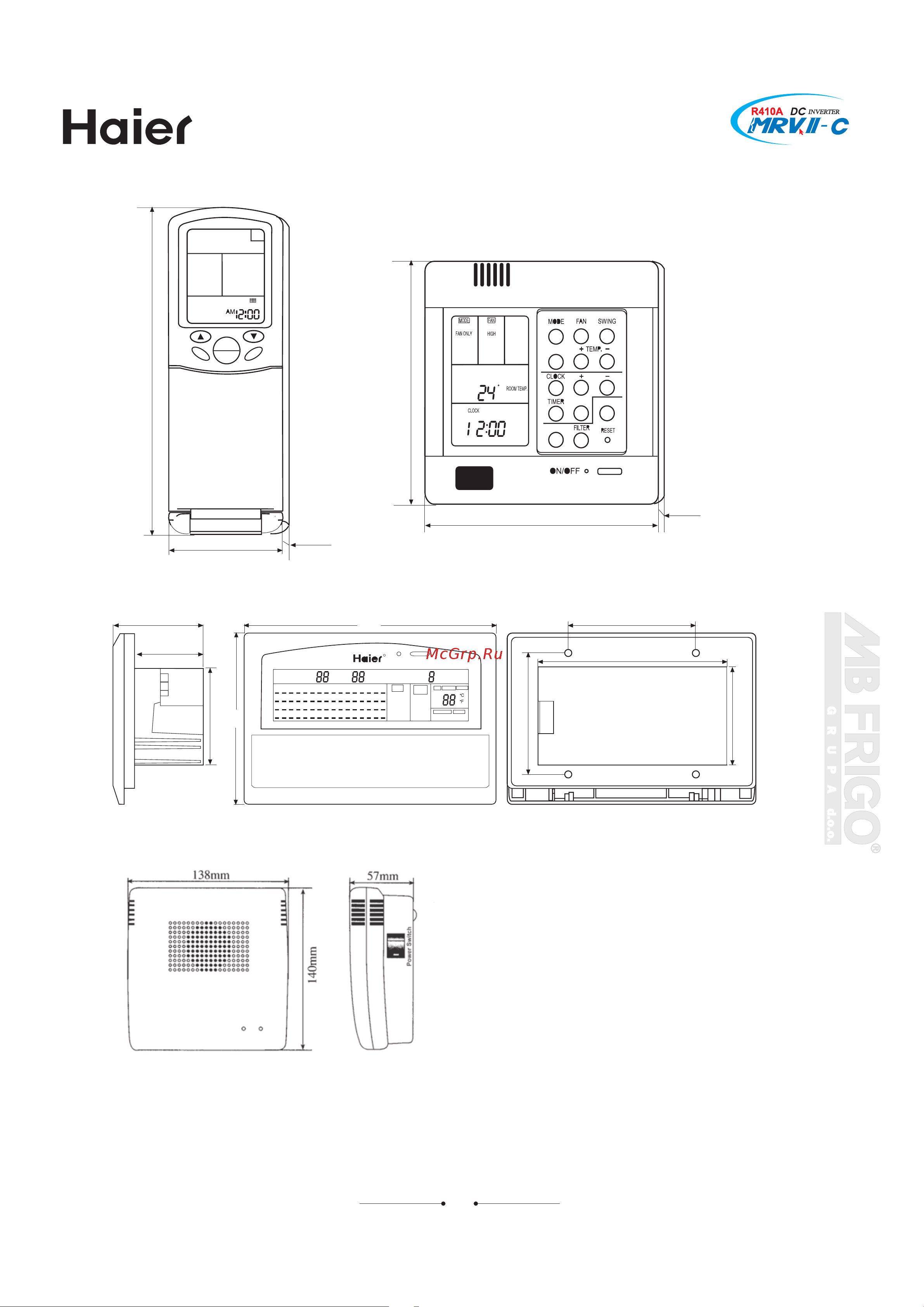 Haier AV26NMVERA [73/129] G r u p a d o o