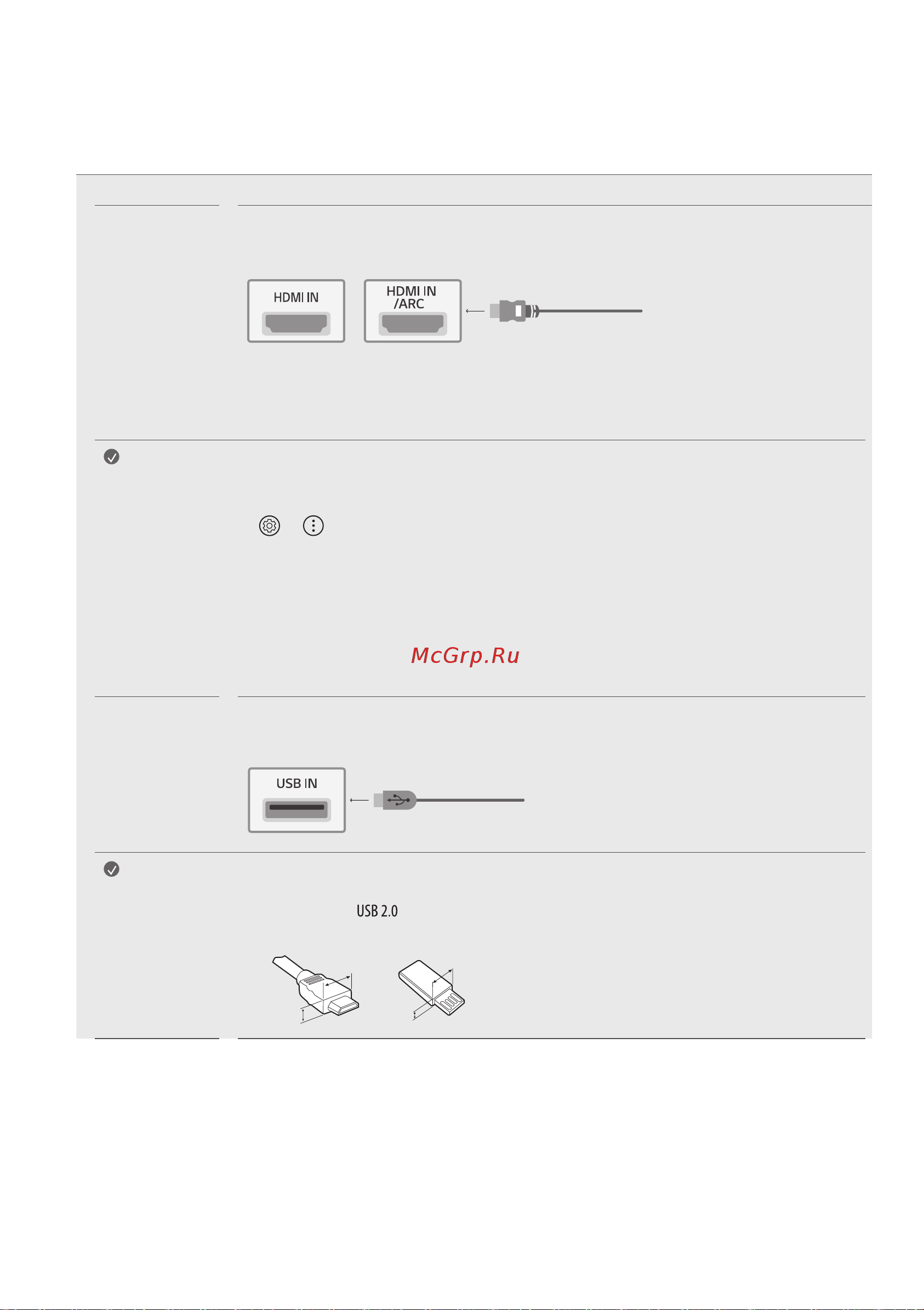 LG 50UN68006LA [12/20] Подключения