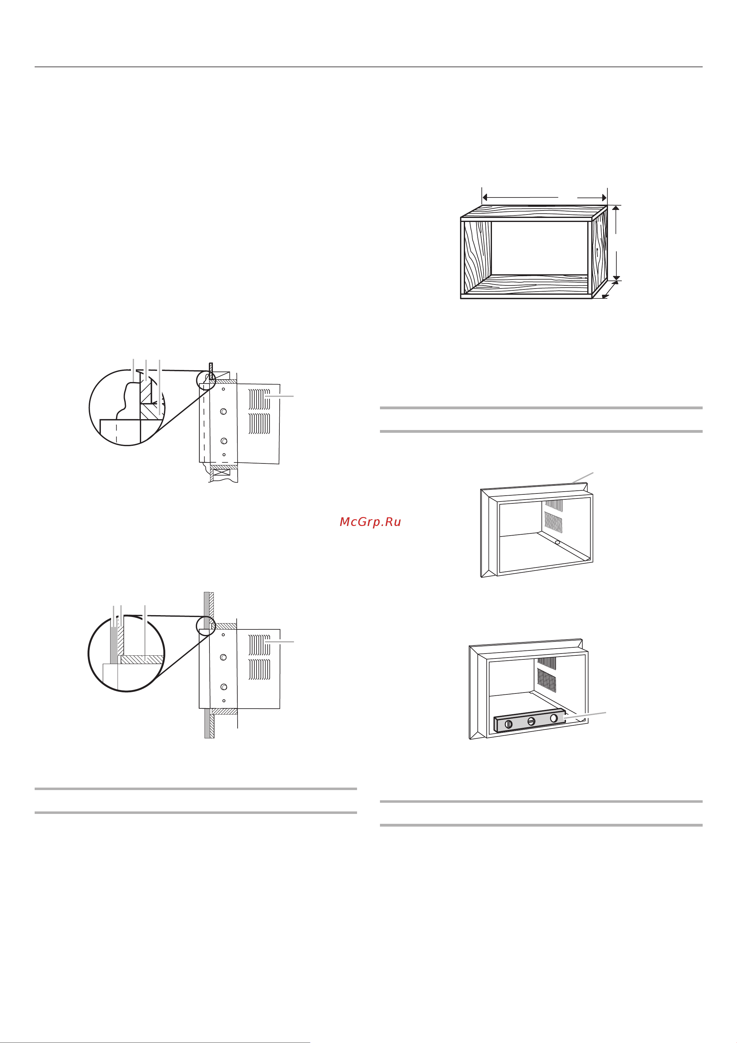 Haier CWH18A [11/43] Through the wall cabinet installation