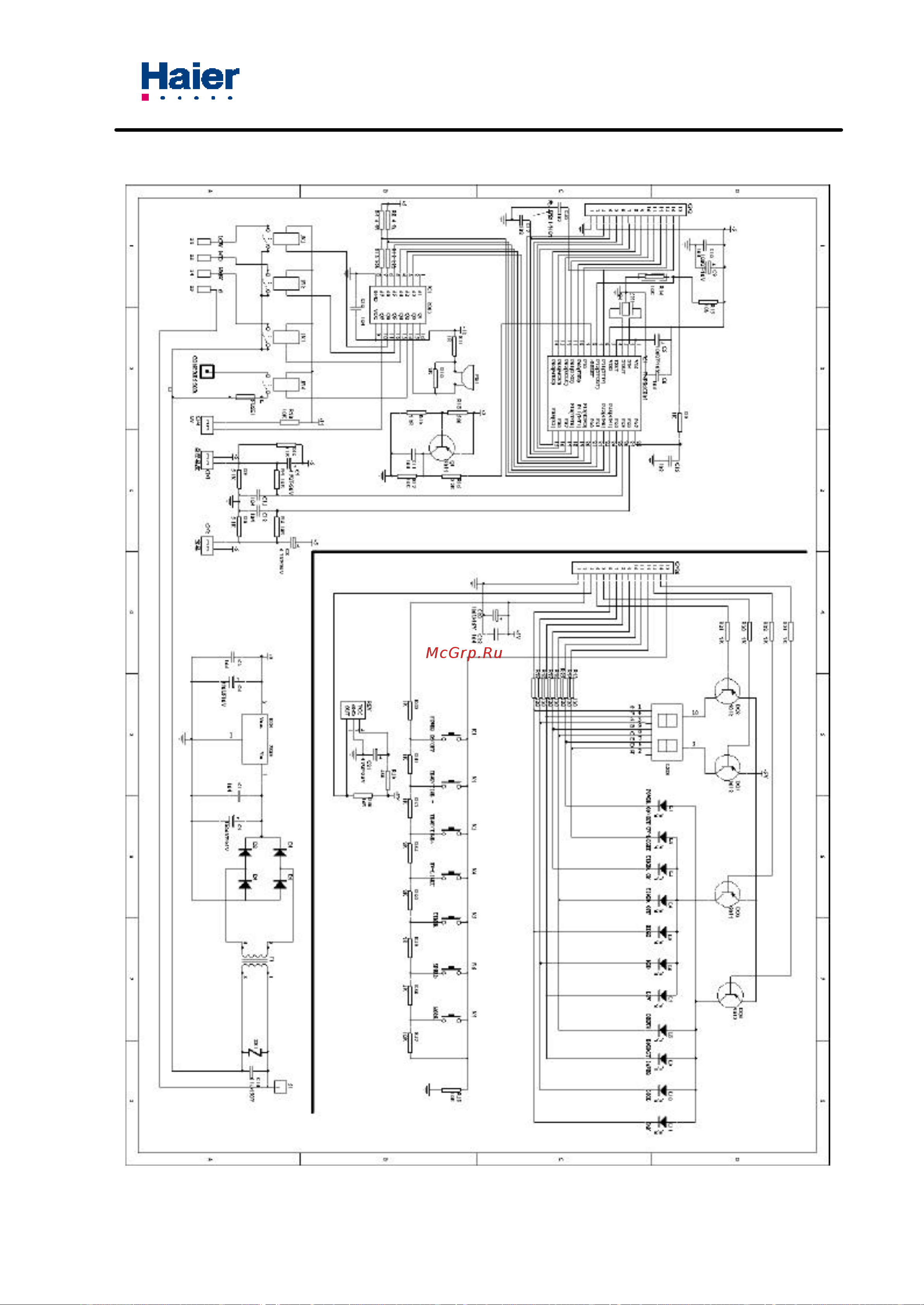 Haier ESA3125 [20/24] Circuit diagram