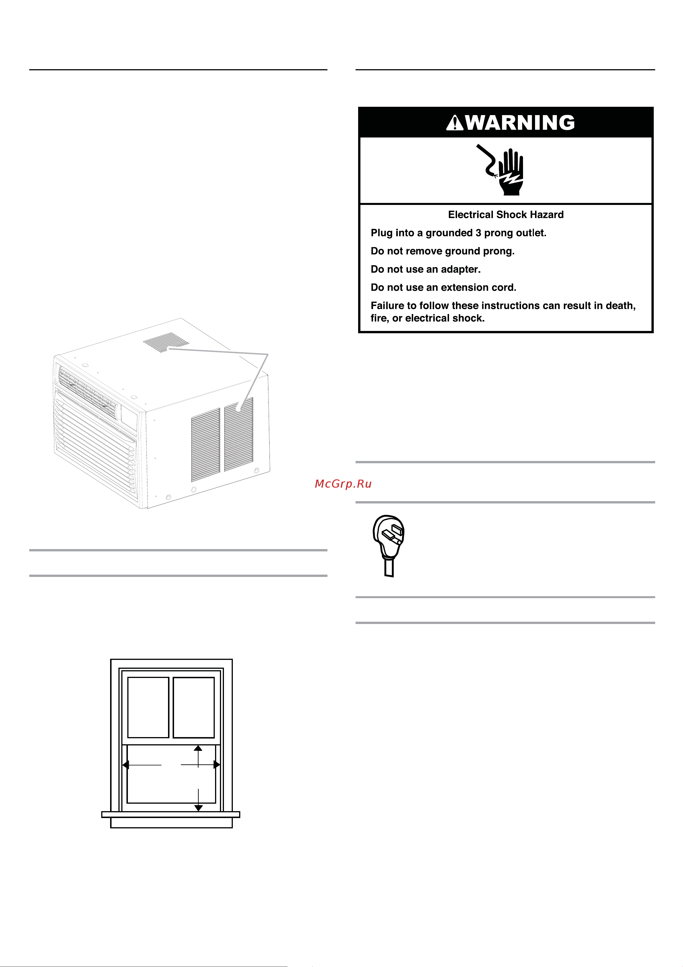 Haier ESA424J [4/44] Electrical requirements