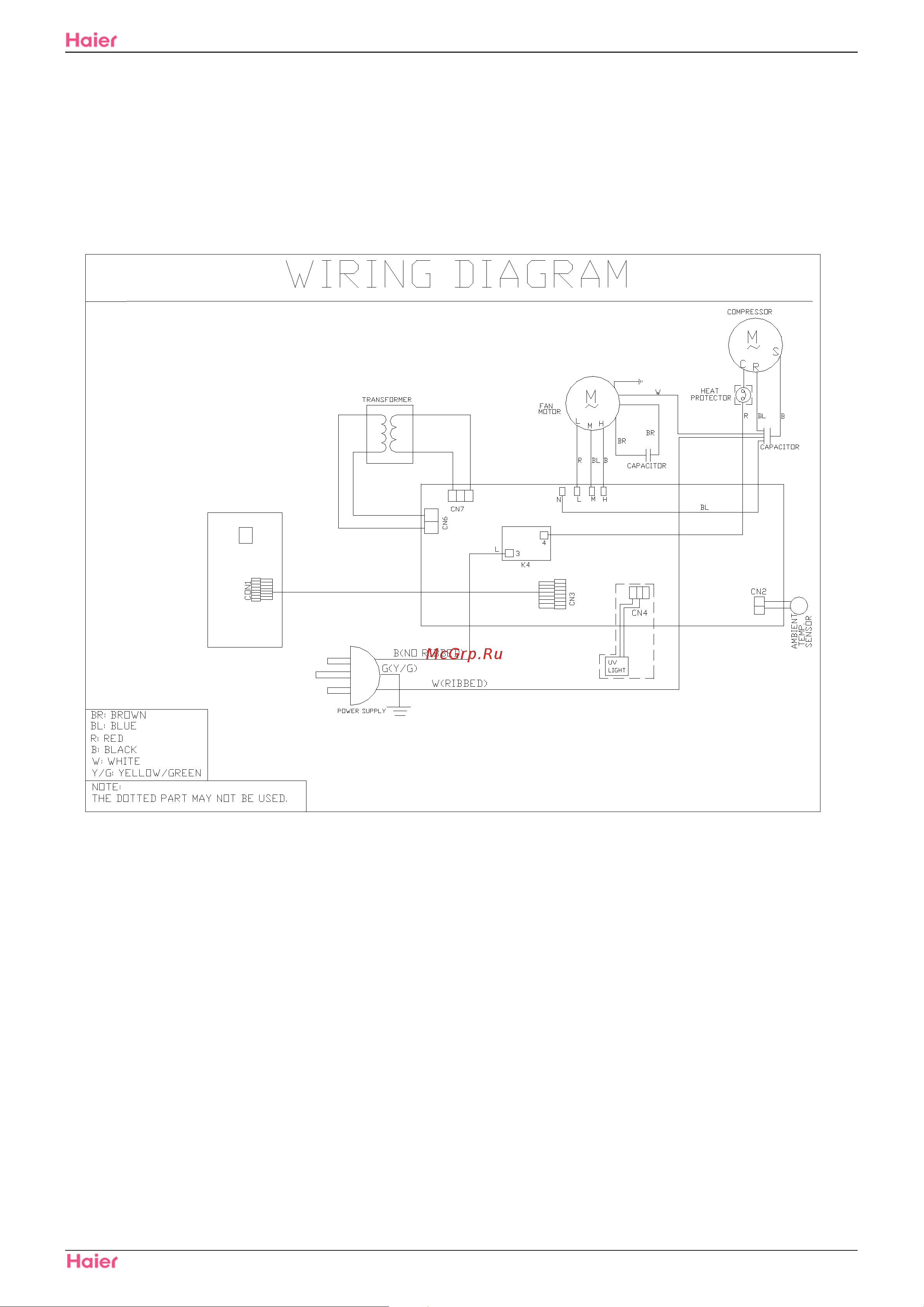 Haier ESA408K-E [24/24] Wiring diagram