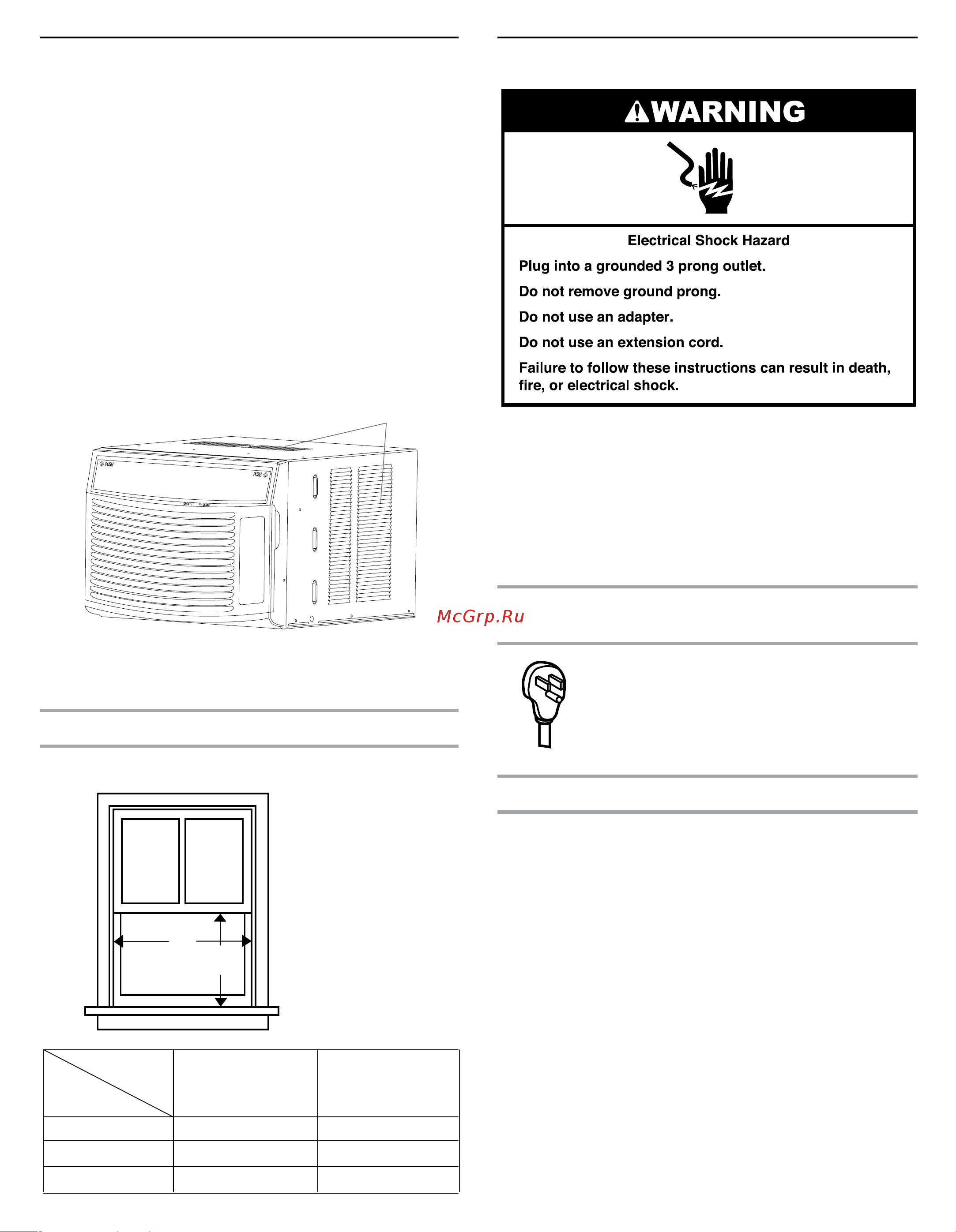 Haier ESA412K [4/44] Electrical requirements