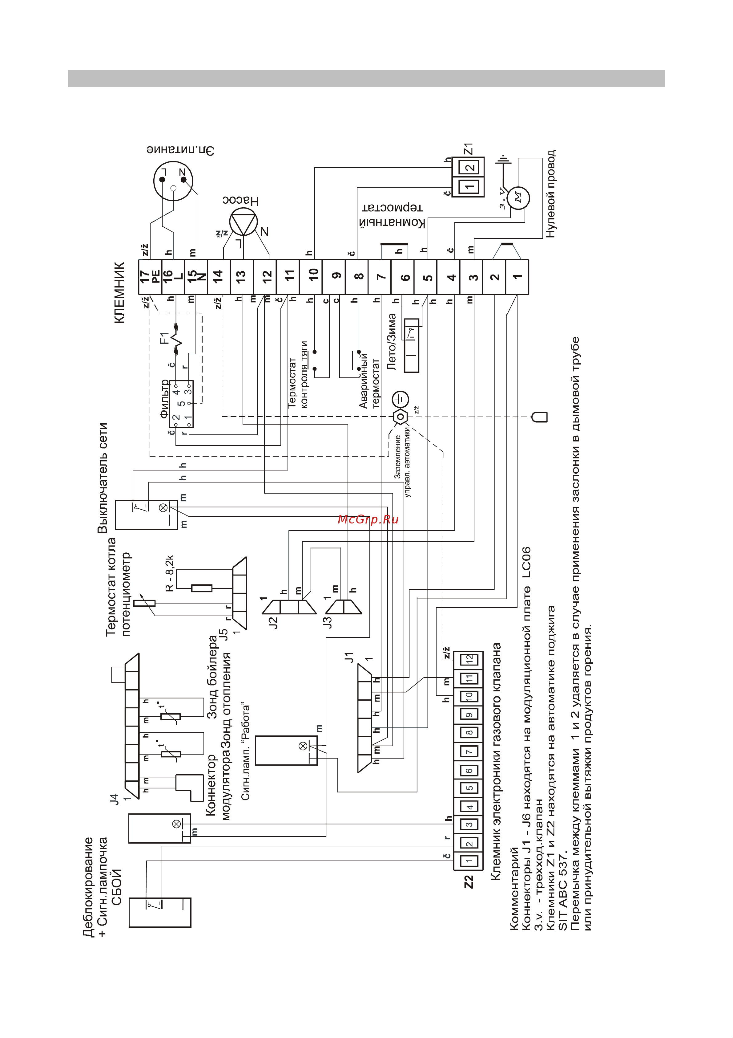 Thermona THERM 45 EZ/B [14/21] Электросхема котлов therm ez b