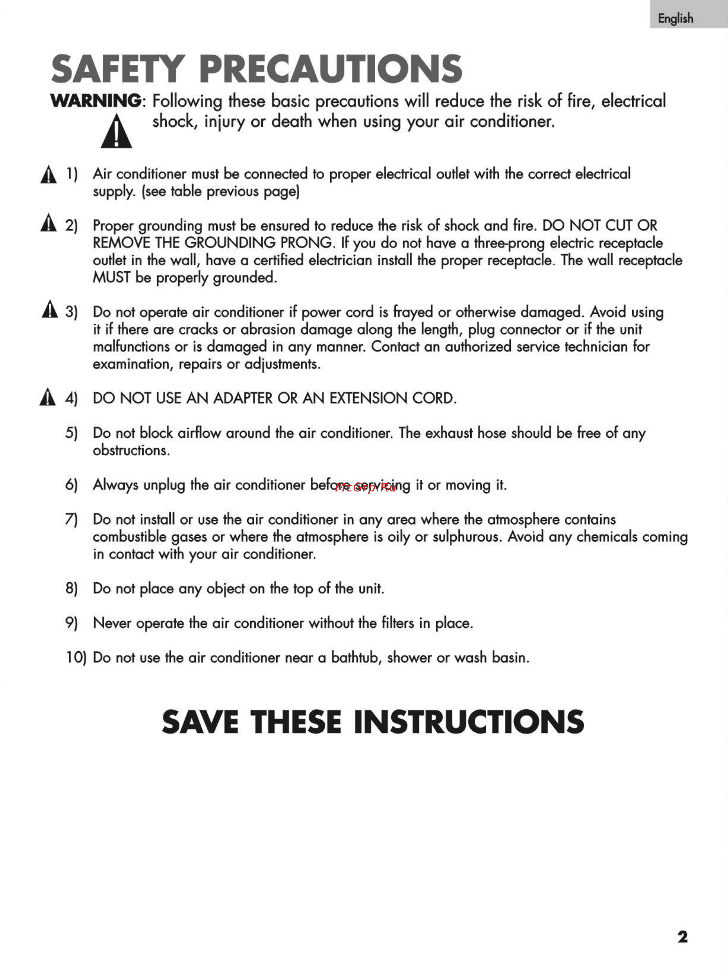 Haier HPN12XCM [3/36] Safety precautions