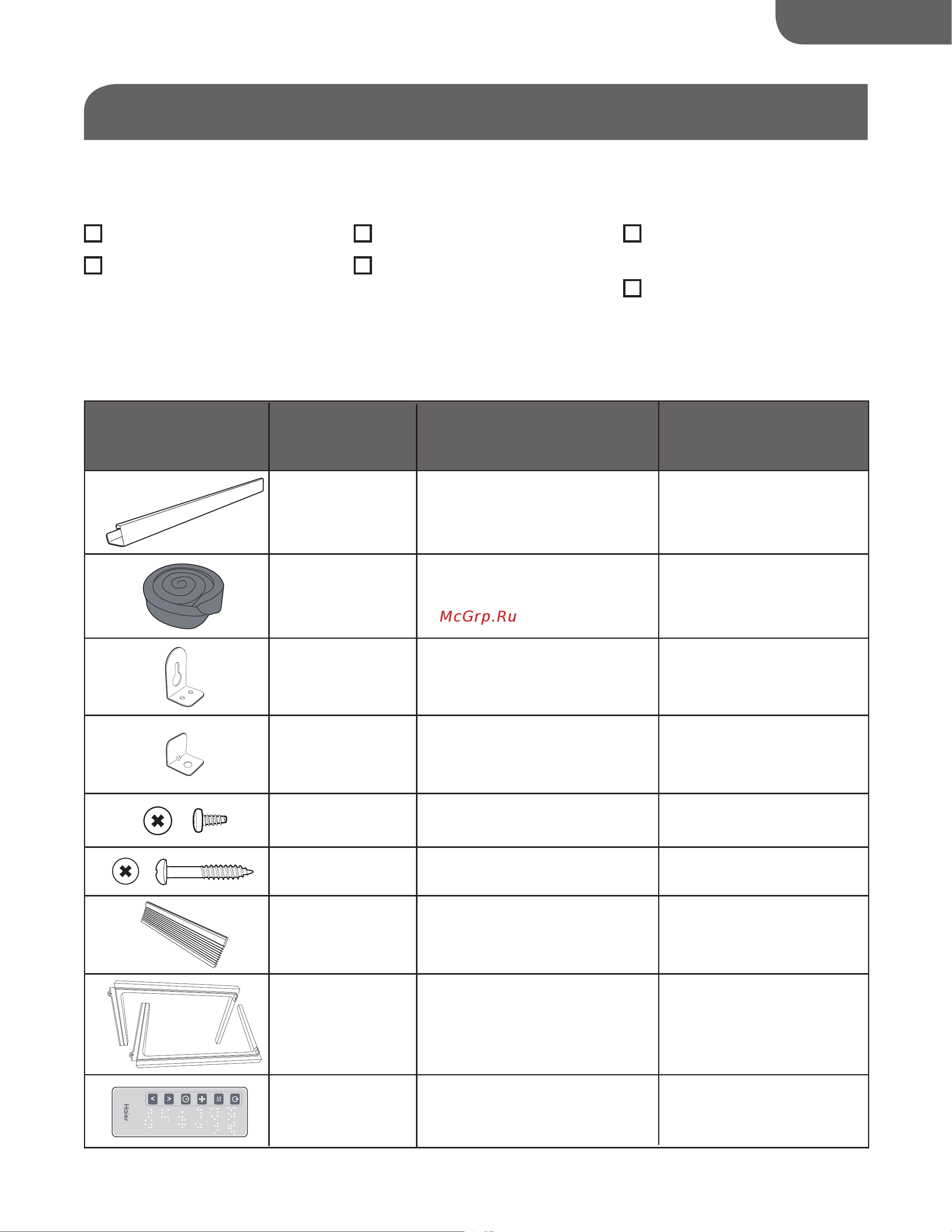 Haier HWE10XCN [32/79] Outils et pièces