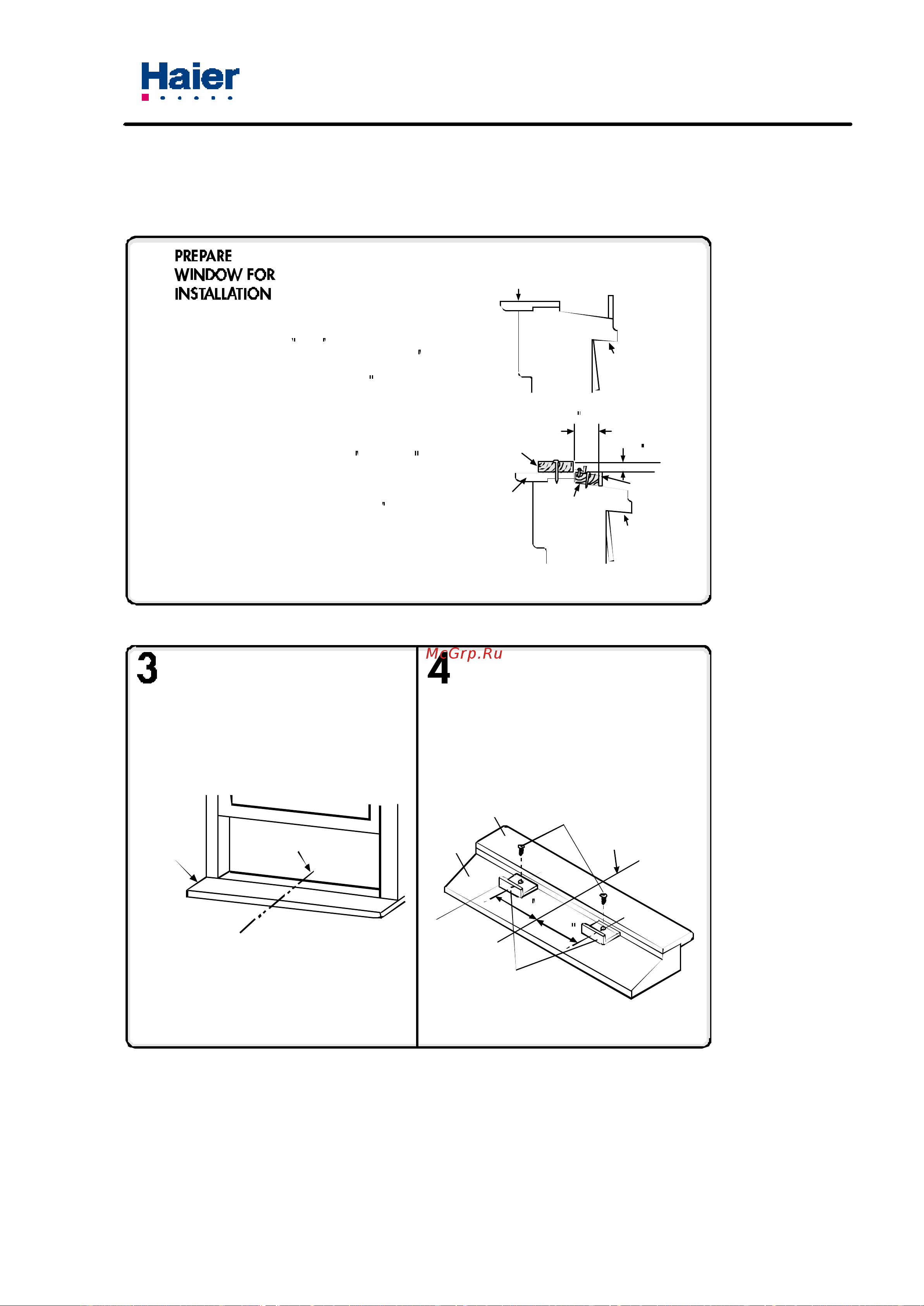 Haier HWF05XC6 [11/23] Installation and accessory parts