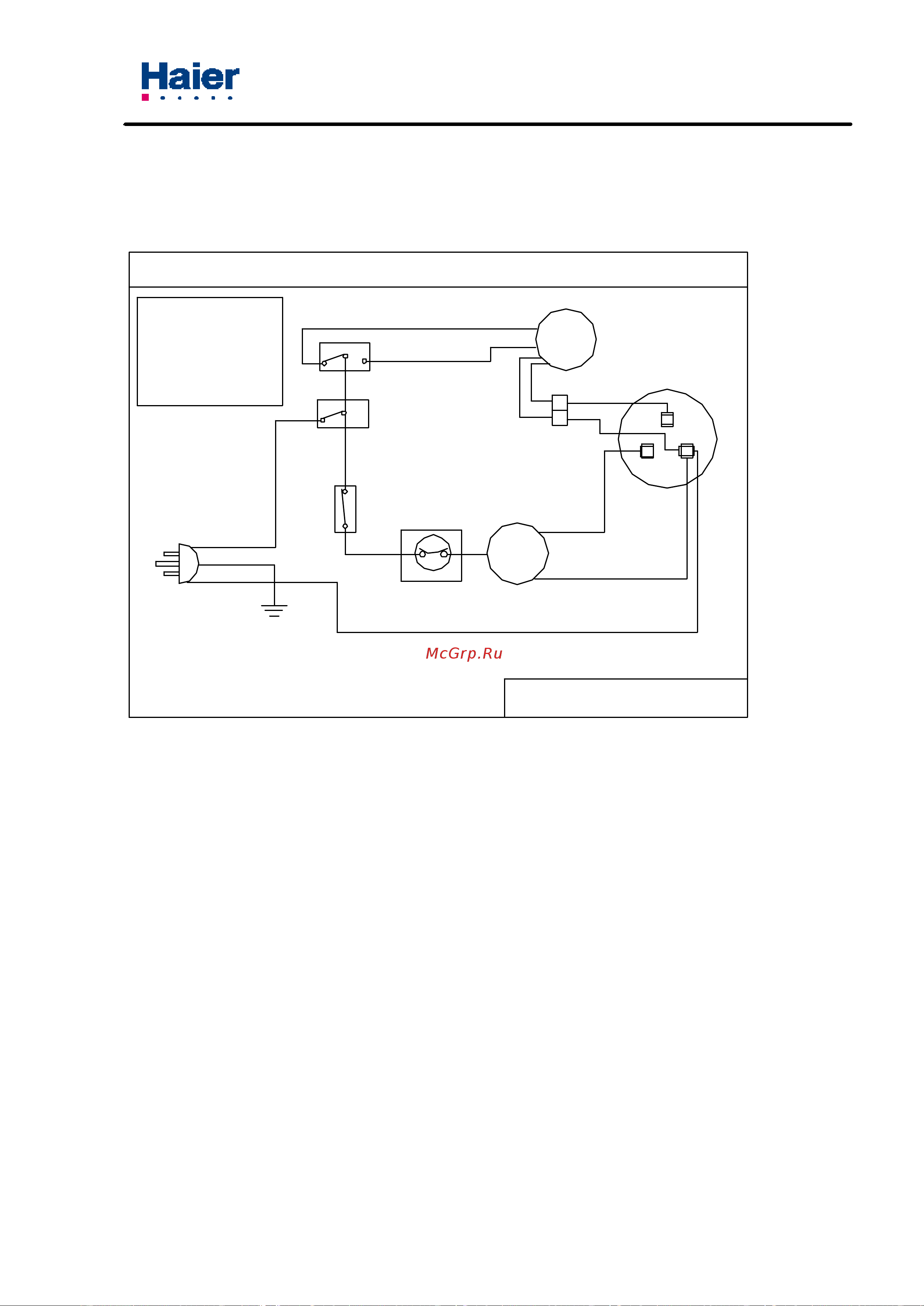 Haier HWF05XC6 [22/23] Wiring diagram