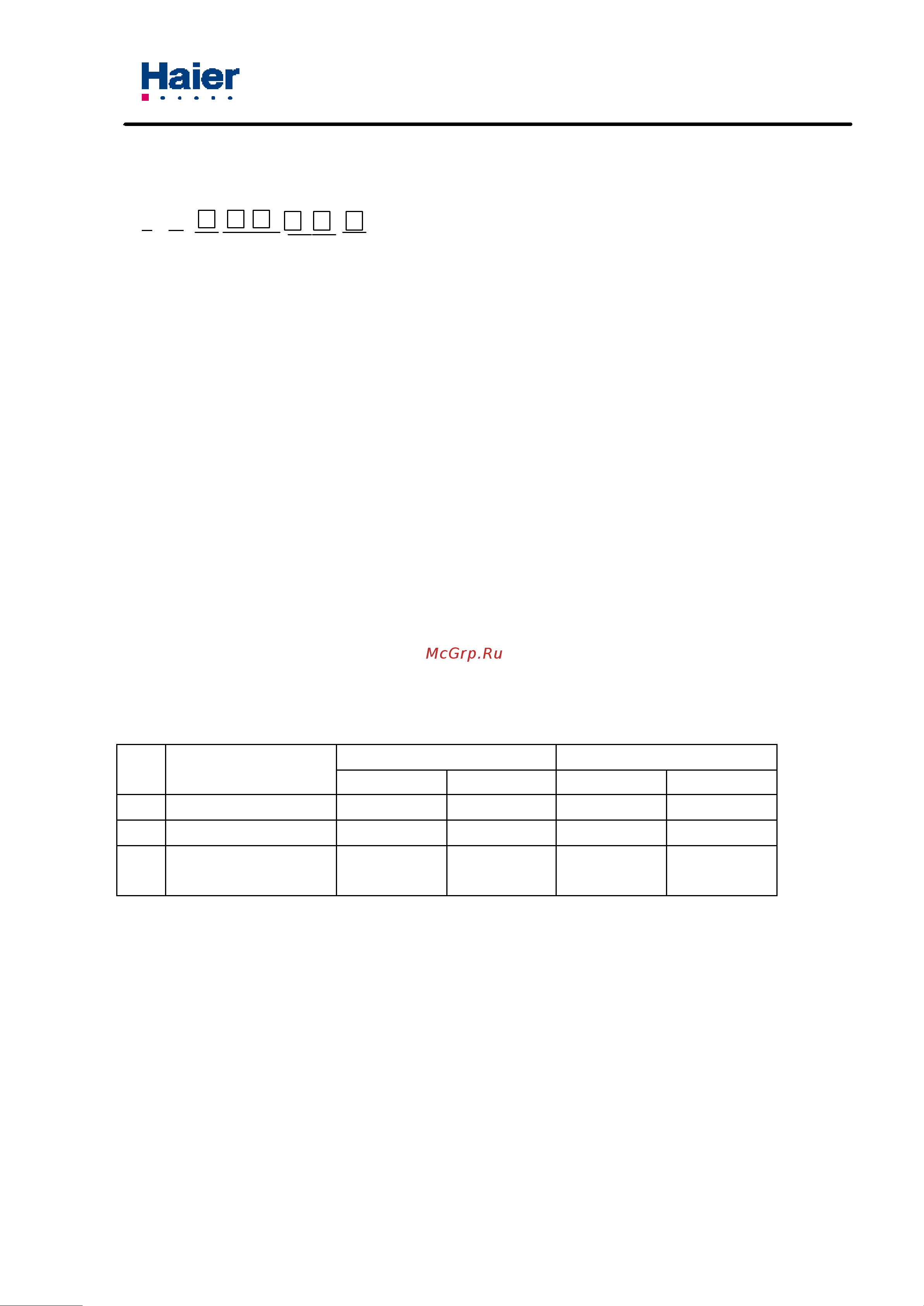 Haier HWF05XC6 [3/23] Product code illumination and series introduction