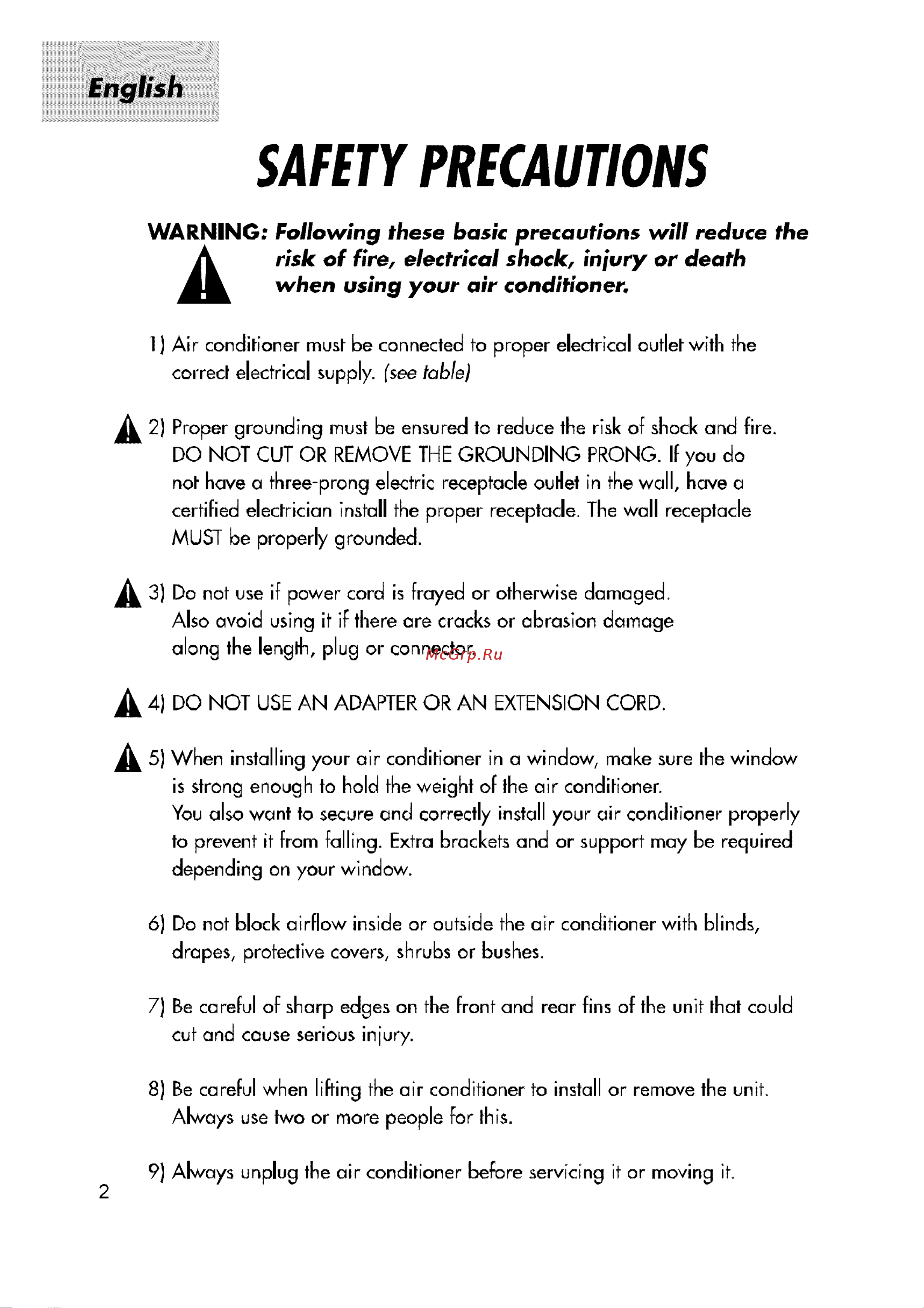 Haier HWF05XC6 [3/21] Safetyprecautions