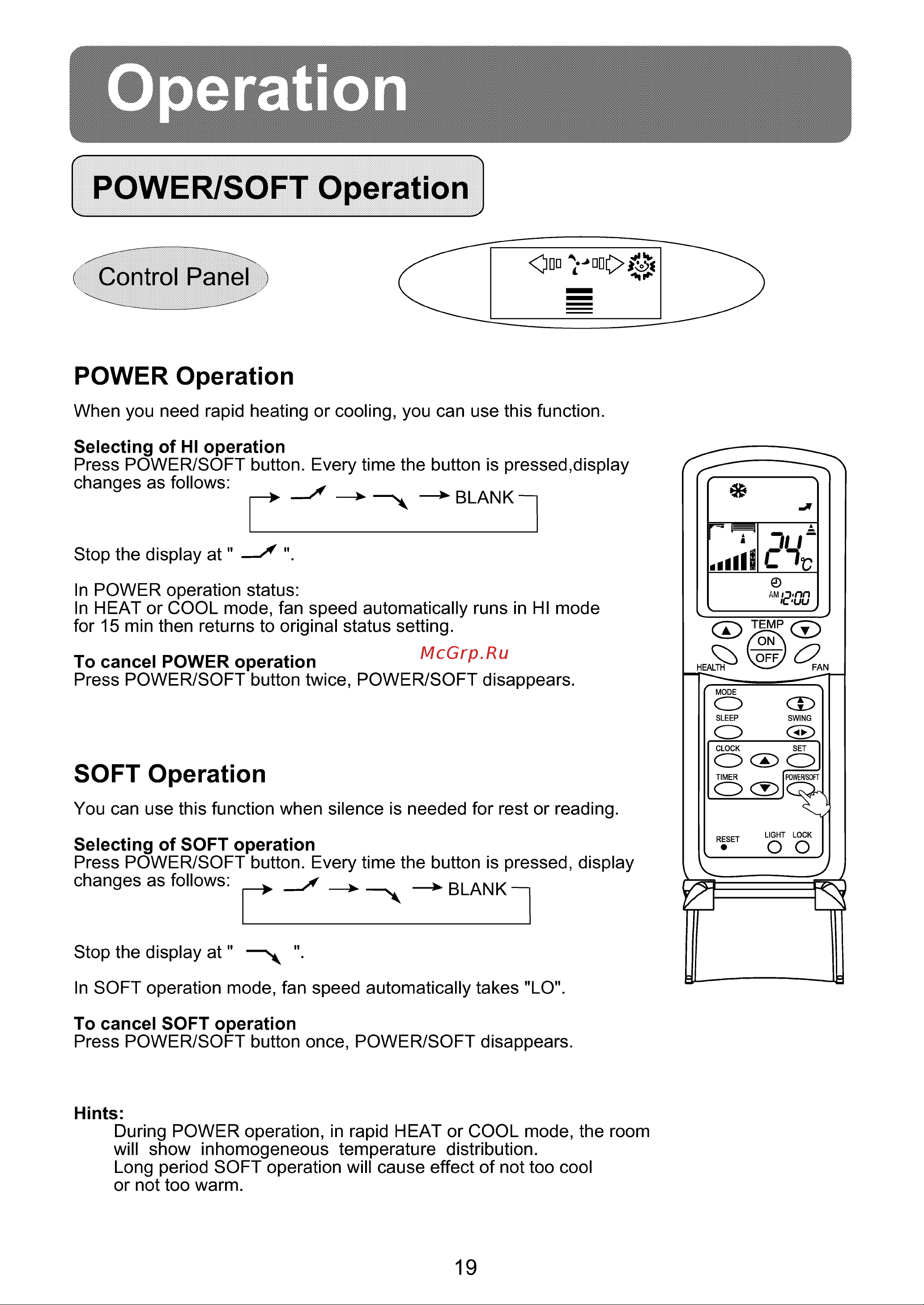 Haier AS102AHAHA [21/29] Control panel