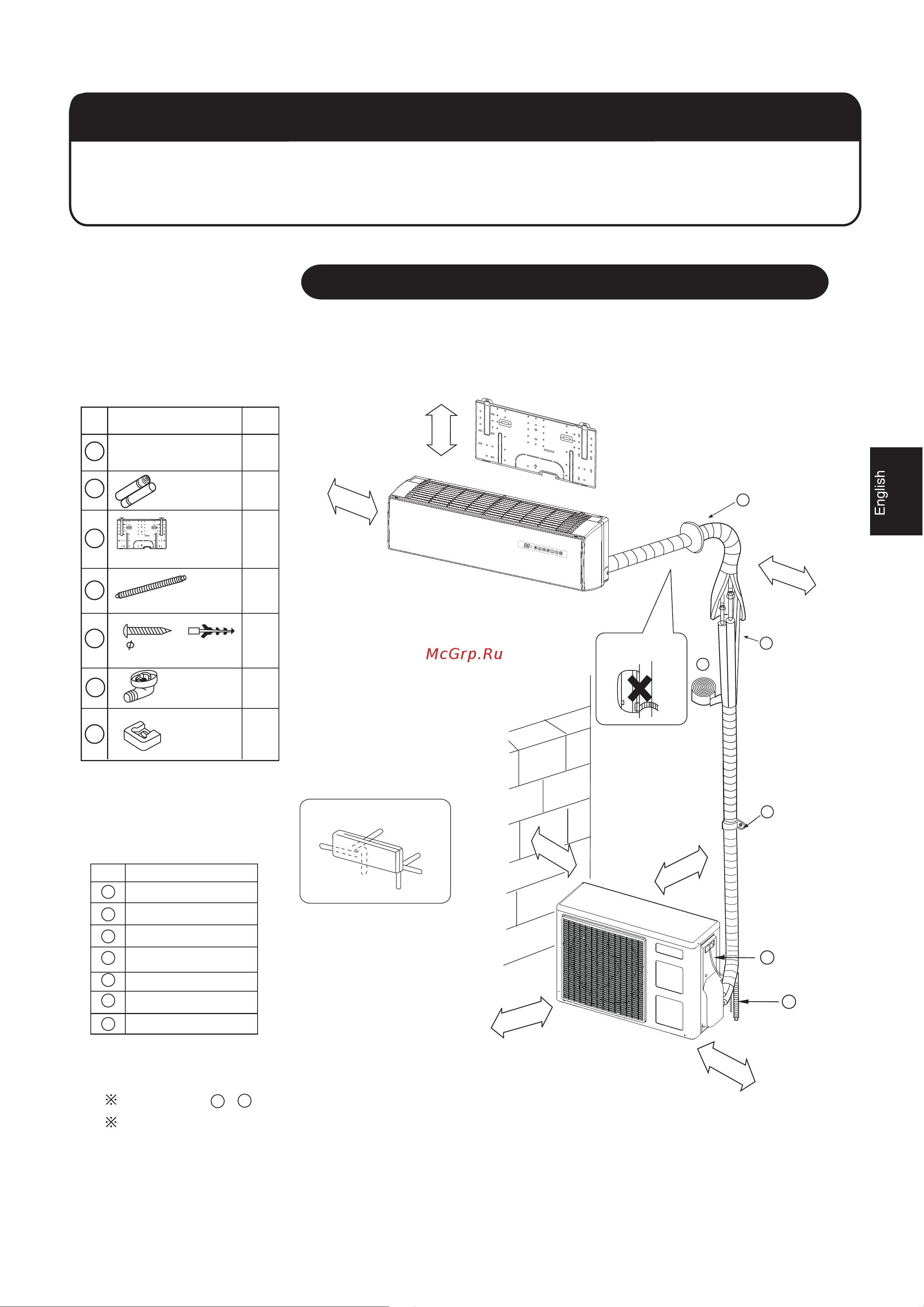 Haier HSU-09RD03/R2(SDB) [3/39] No accessory parts