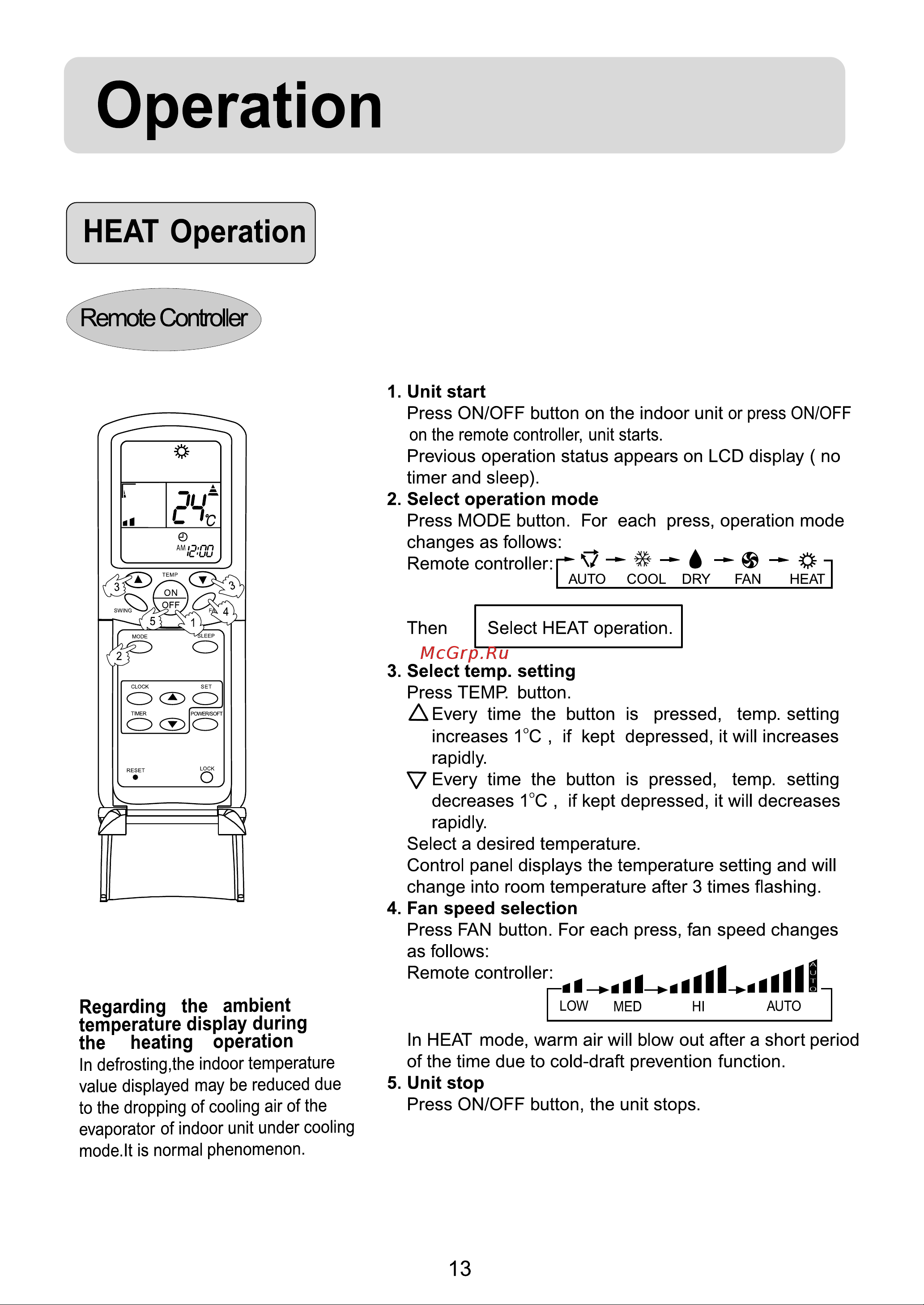 Haier AU122ADBHA Инструкция по эксплуатации онлайн [14/30] 619233
