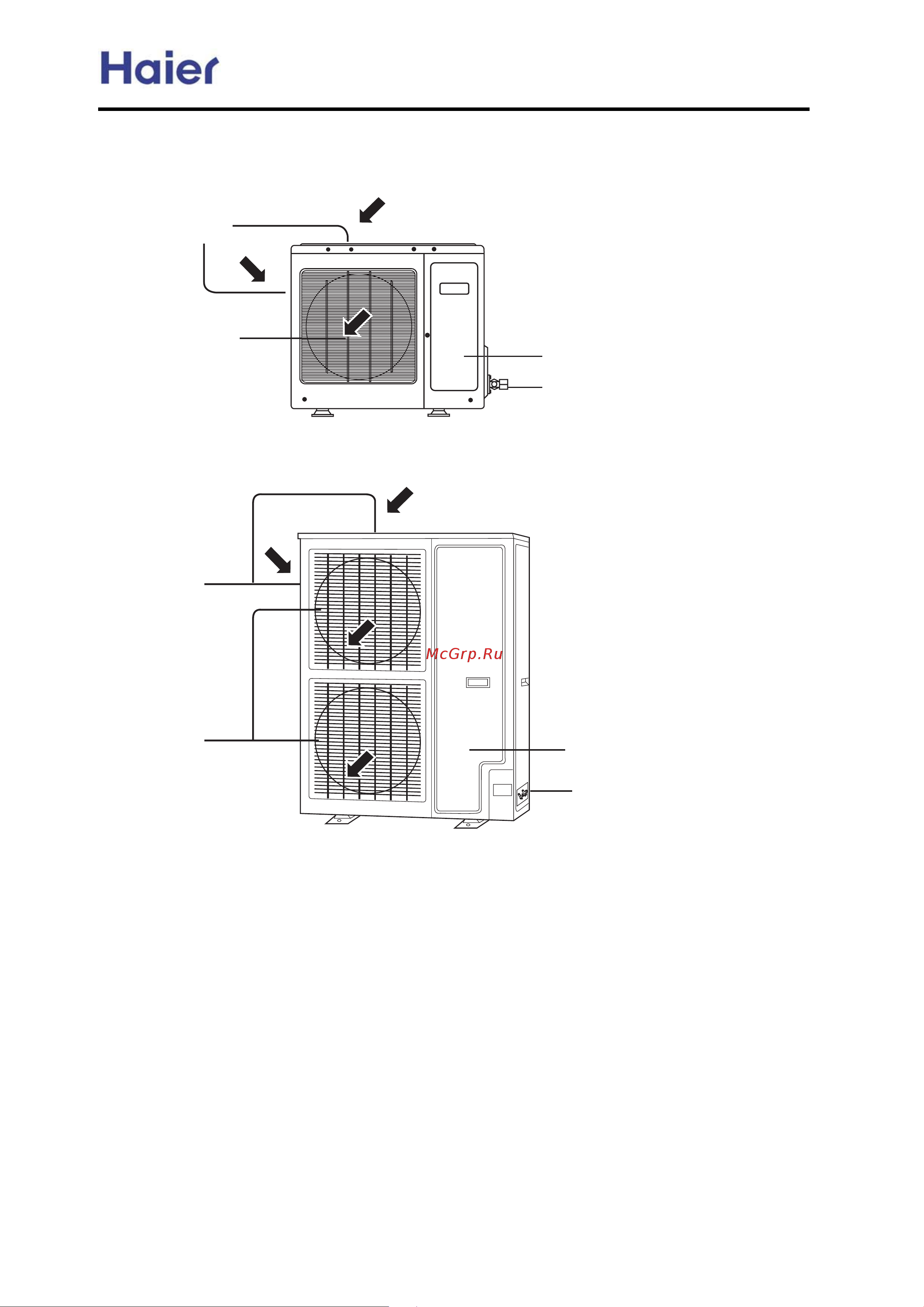 Haier AS122FCBHA [53/126] Parts and functions
