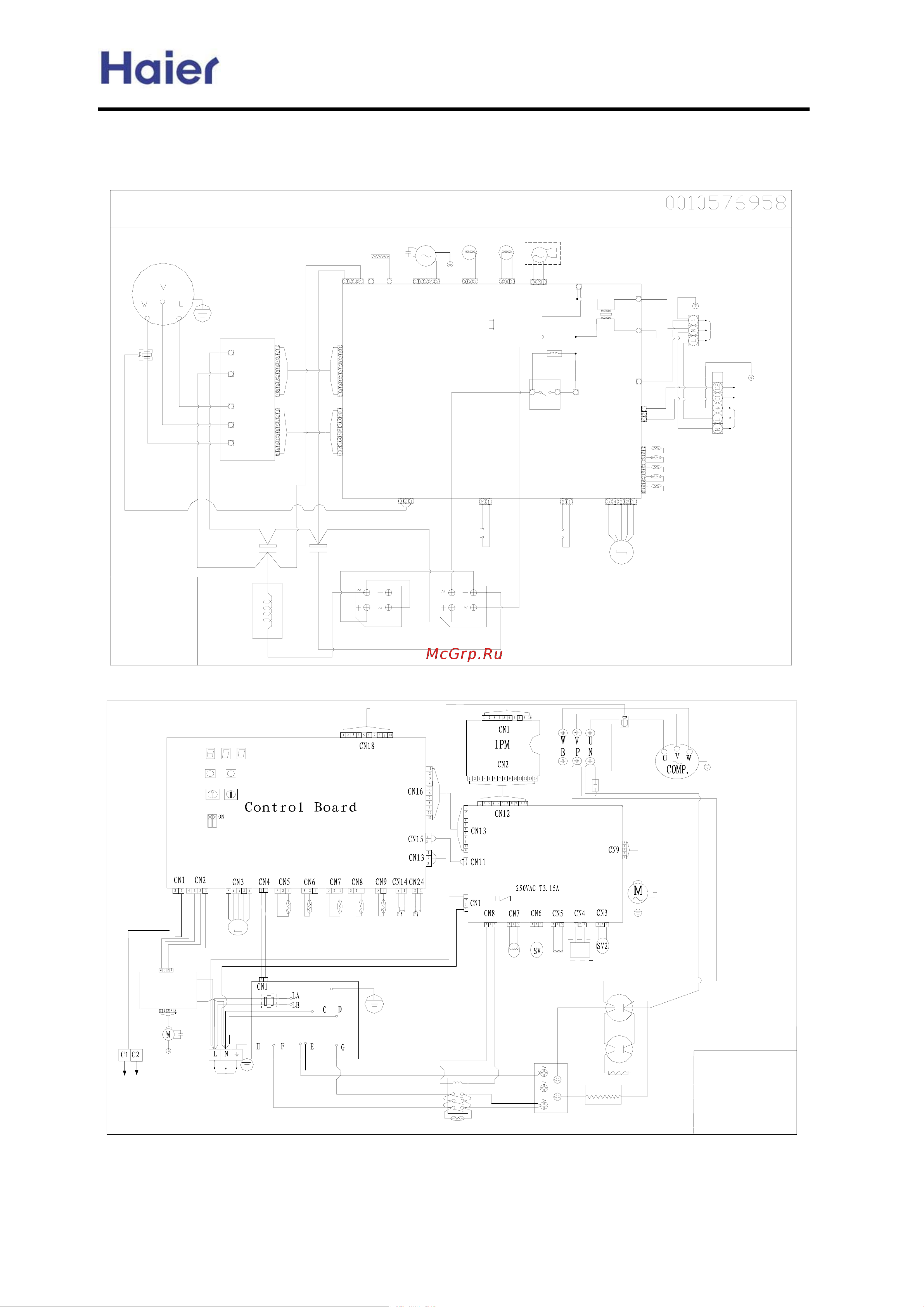 Haier AS072FCBHA [95/126] Parts in dashed frame are optional 2 b black r red w white y g yellow green