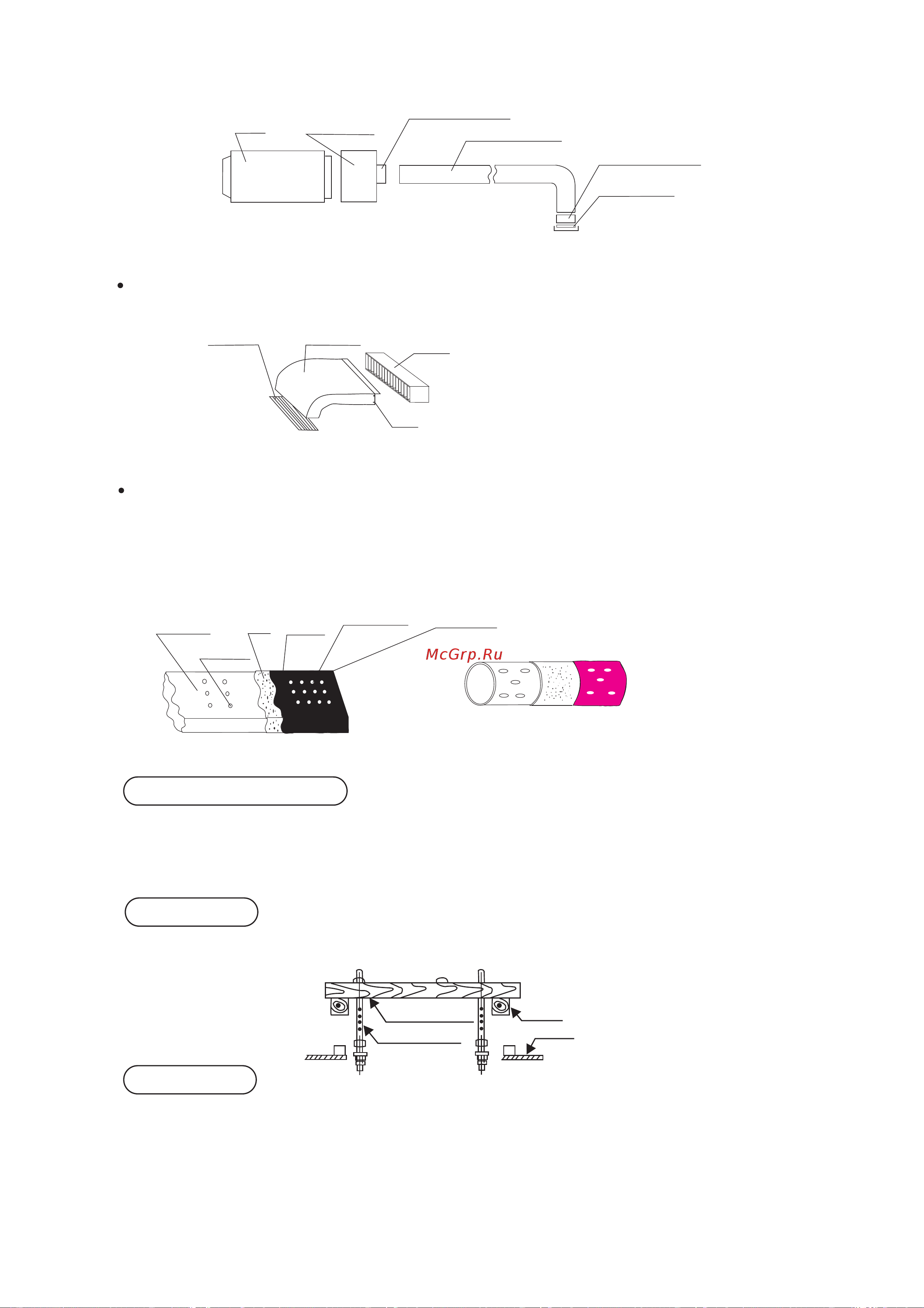 Haier AS062FMAHA [117/174] Installation for air return duct use rivets to connect the air return duct to the air return inlet of the indoor unit the other end connects to the air return shutter as shown in fig