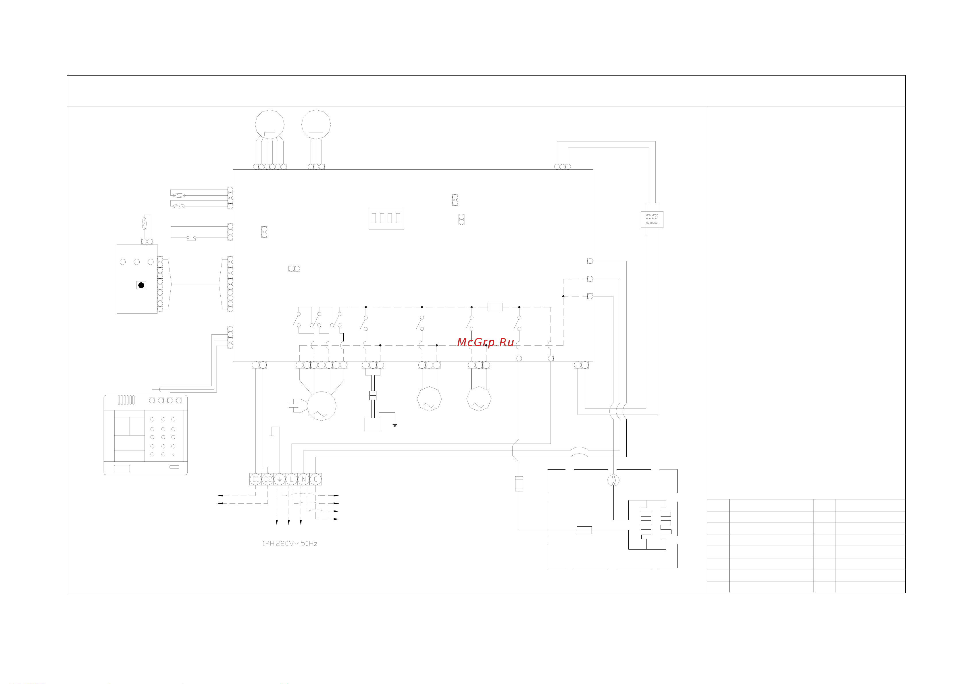 Haier AS062FMAHA [46/174] Indoor unit wiring diagram