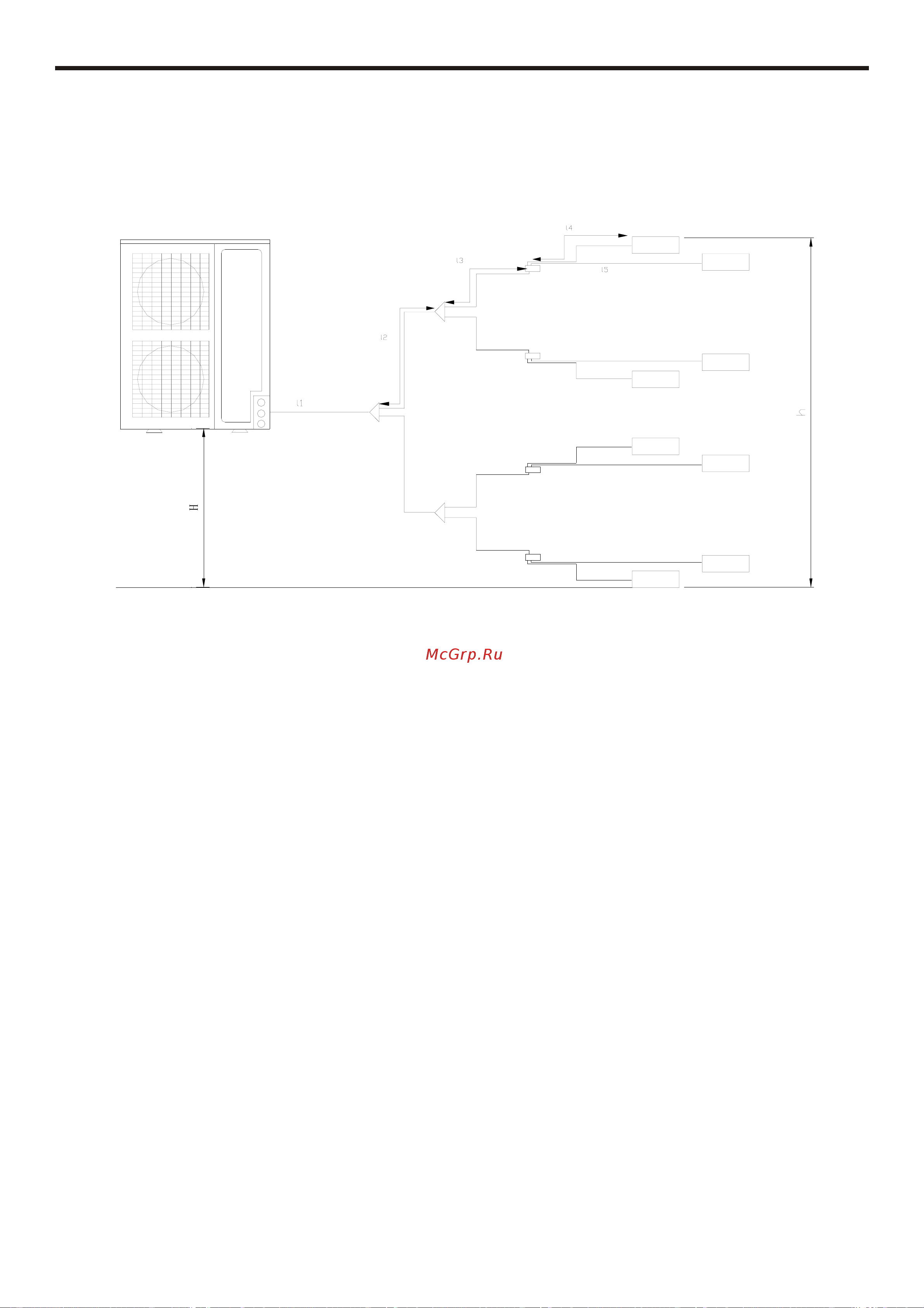 Haier AS062FMAHA [83/174] Piping length and drop between units au48
