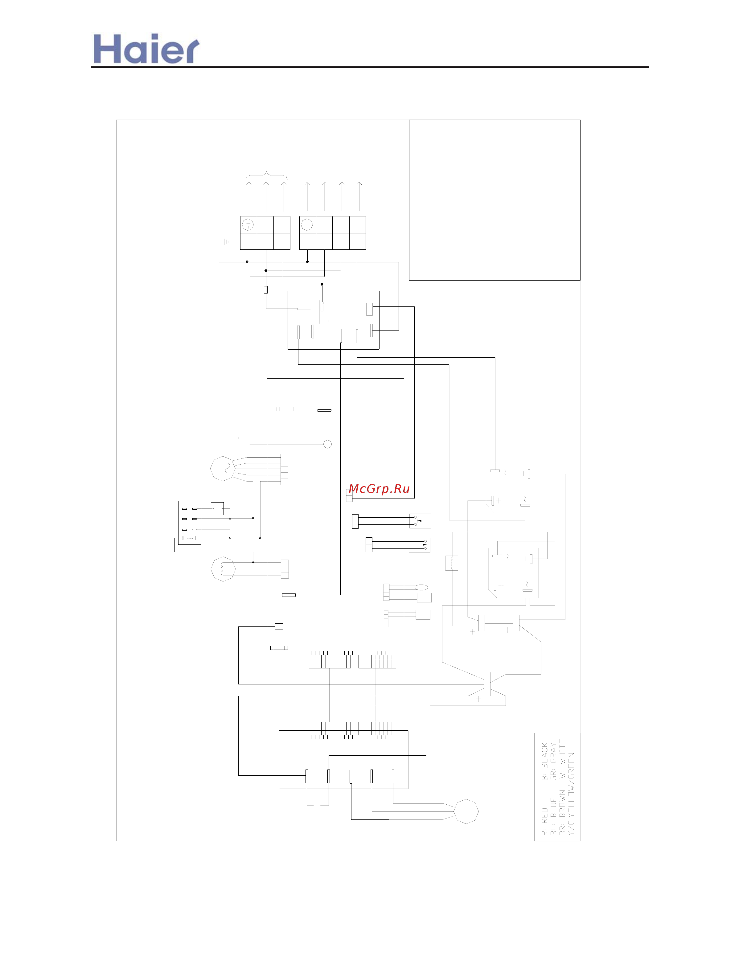 Haier AC36NACBEA [227/365] Circuit diagram of outdoor unit