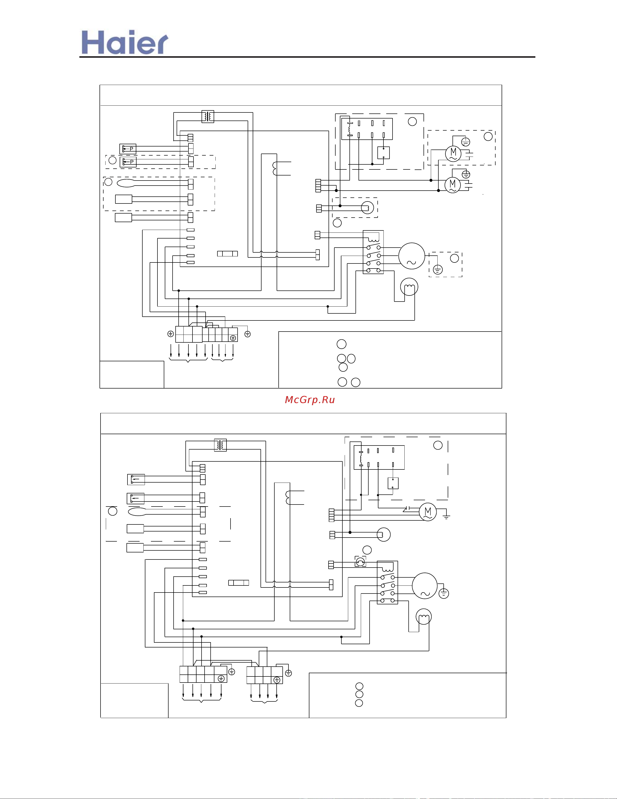 Haier AU142AFBEA [230/365] Circuit diagram of outdoor unit