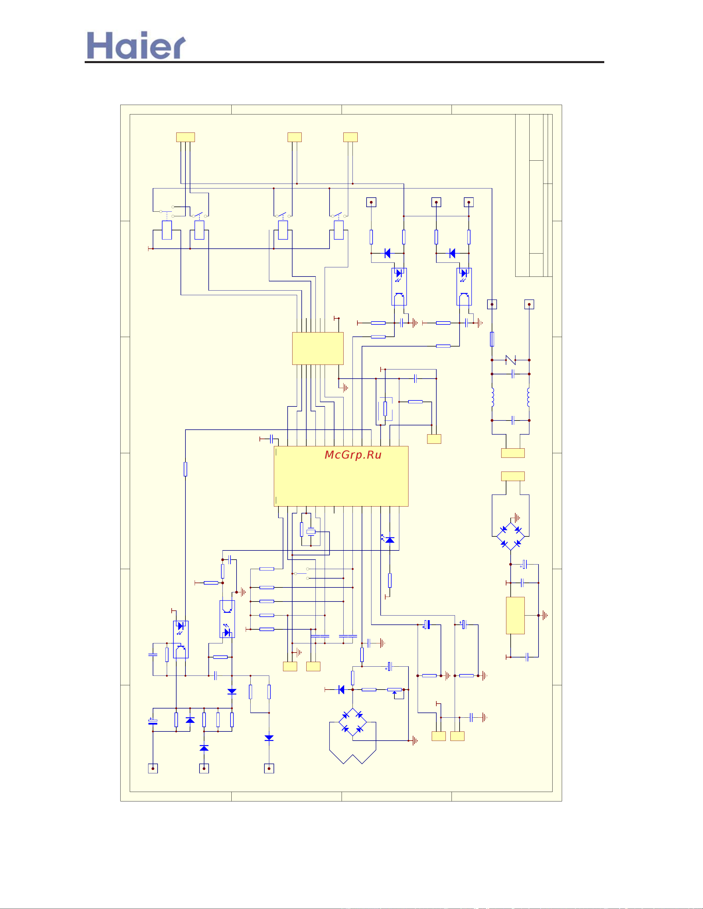 Haier AC42NACBEA [249/365] Au28nahbea au36naibea au42naibea pcb circuit diagram