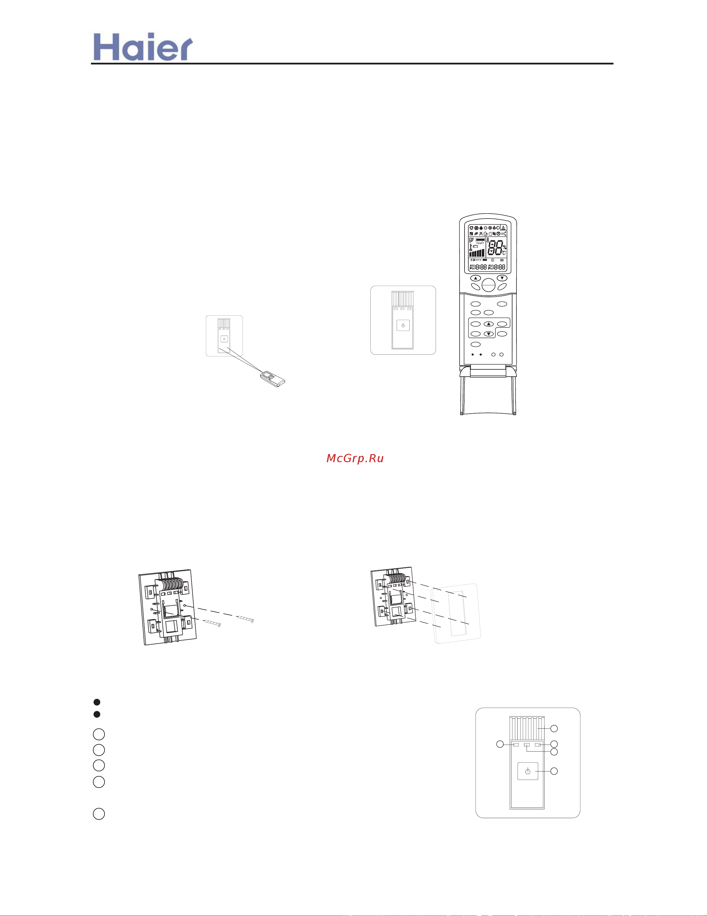 Haier AU282AHBEA [88/365] Remote receiver re 01