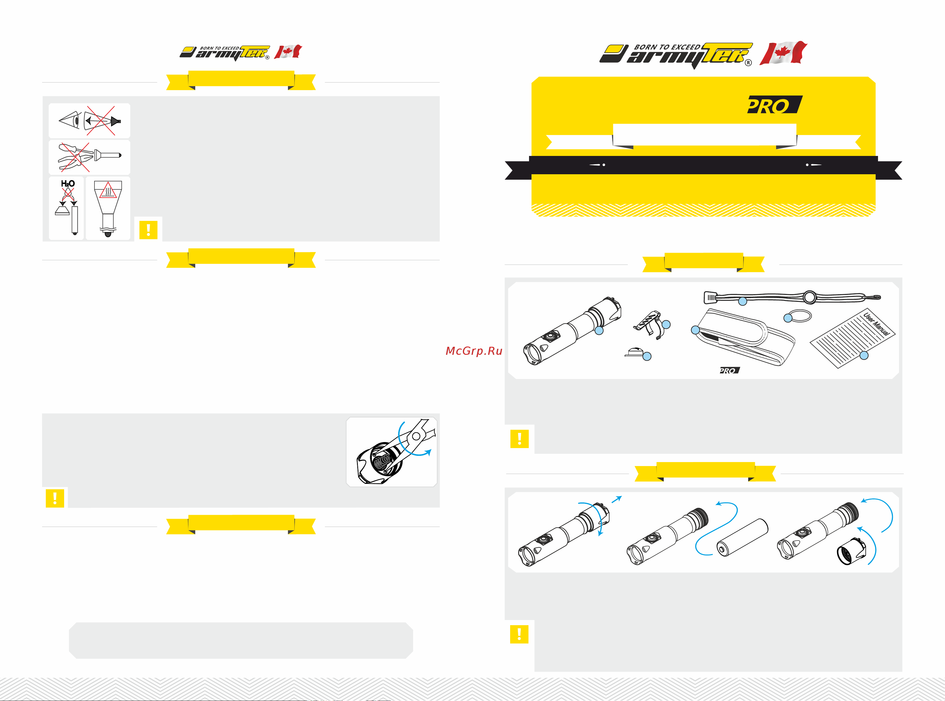 Armytek Partner A1 Pro (тёплый свет) Руководство пользователя онлайн