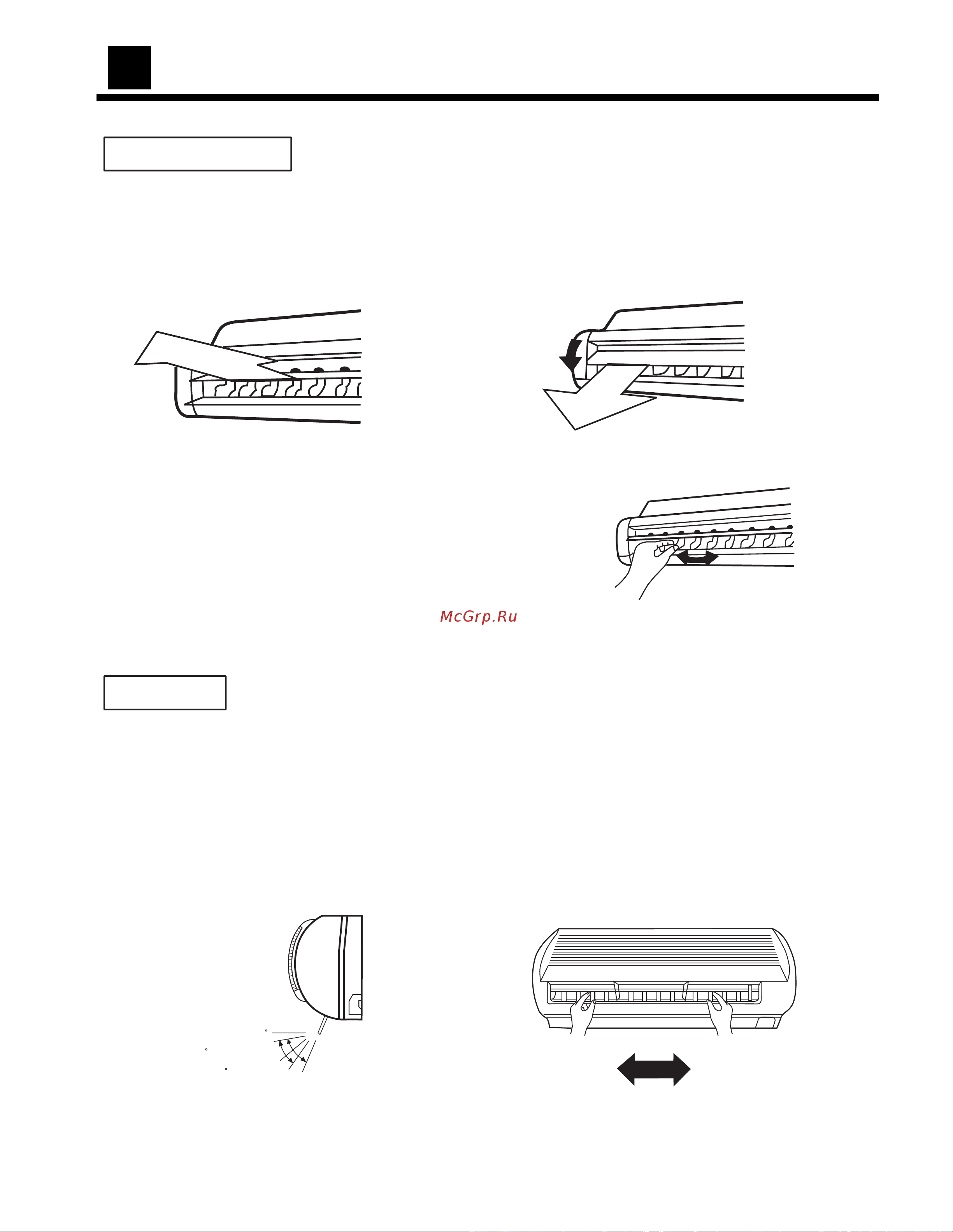 Haier AC122FEAHA [19/23] Adjustment of wind directions