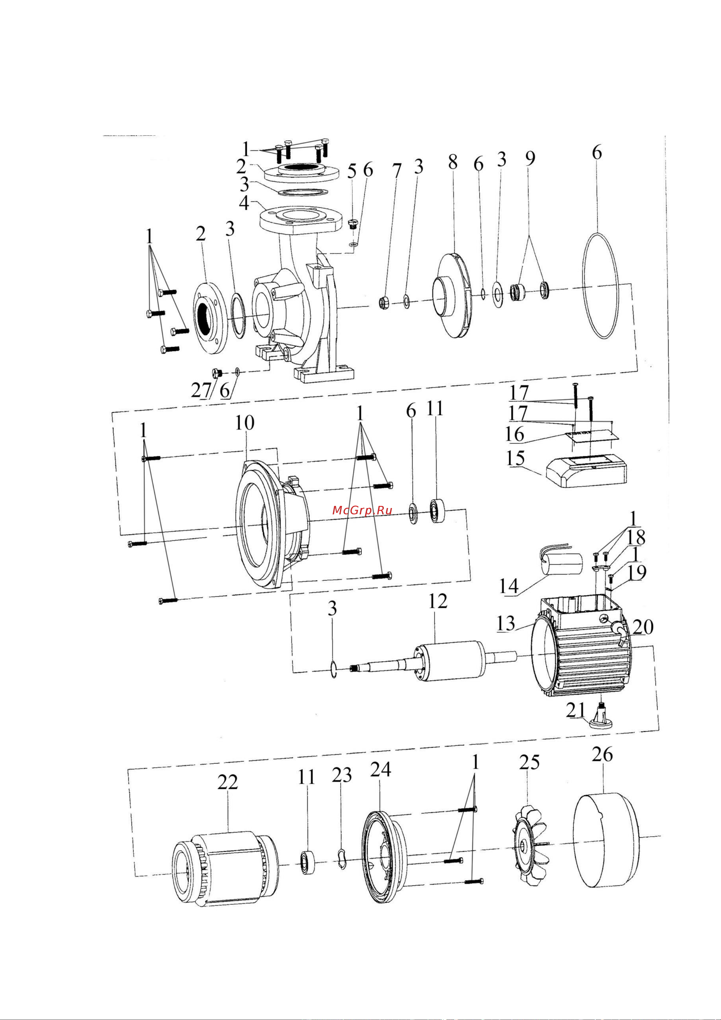 Vodotok CPM200/3 Инструкция по эксплуатации онлайн [11/26] 619862