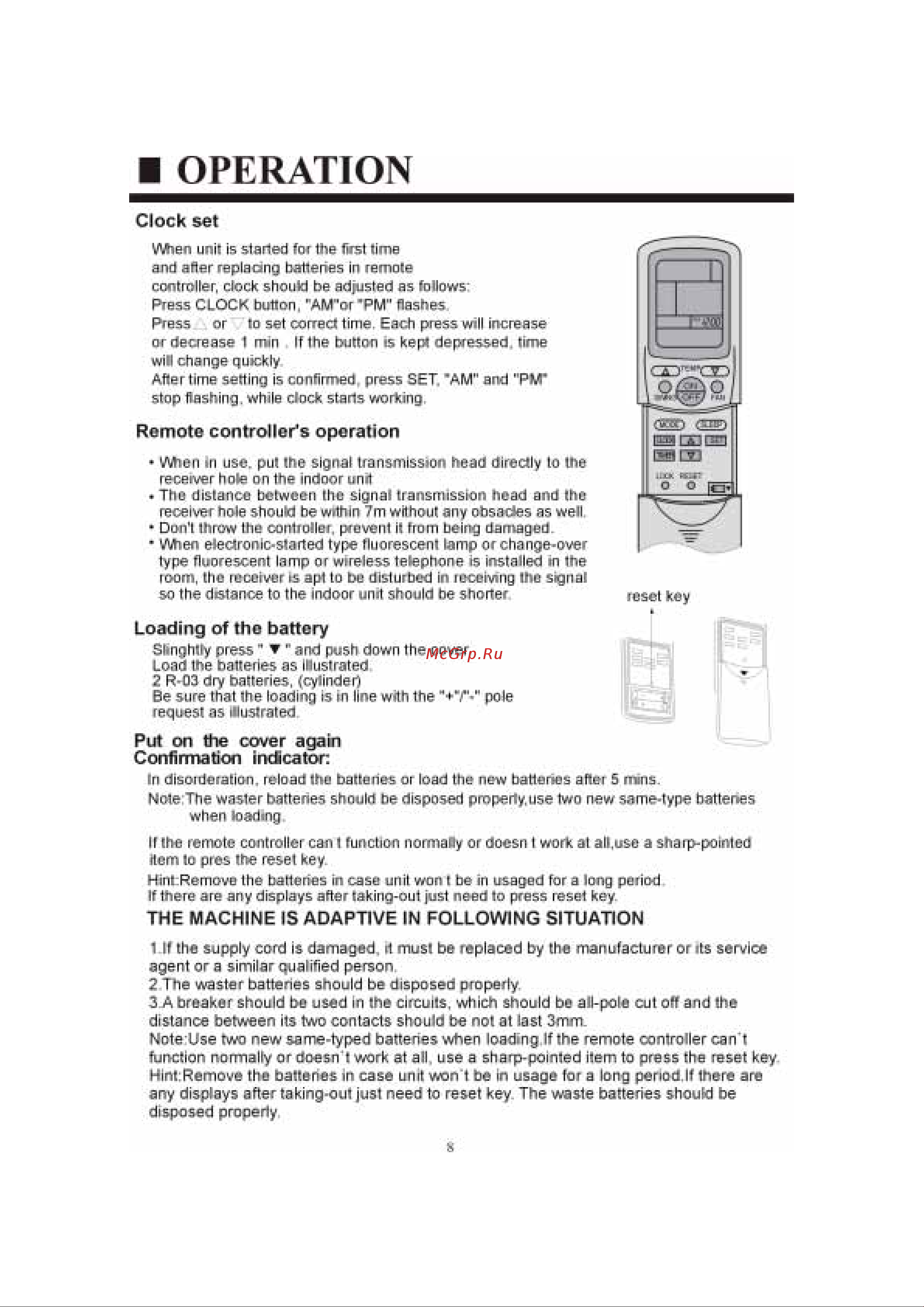 Haier AS092CBAAA [9/31] Operation
