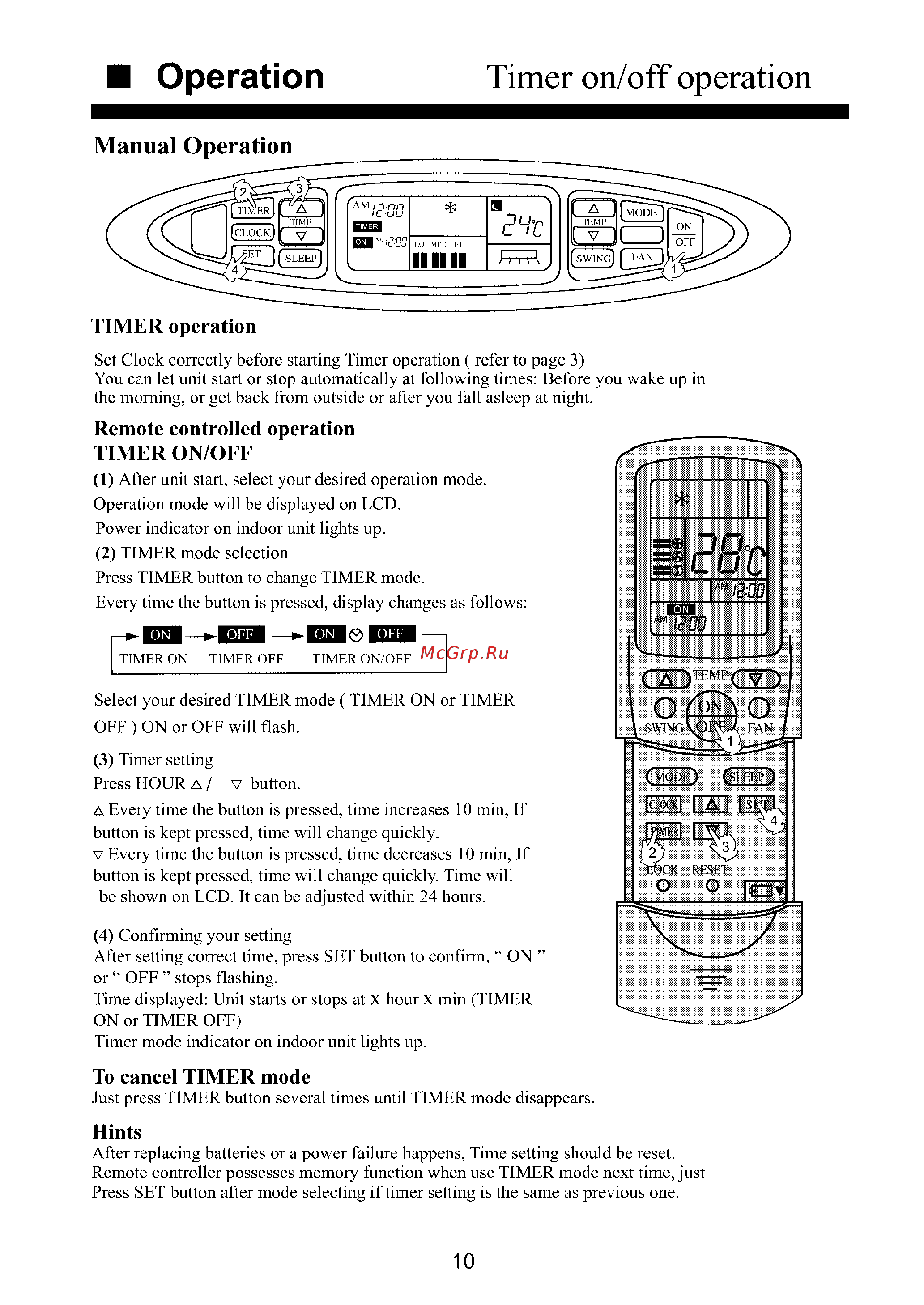 Haier HPU-18HD03 [12/30] Operation