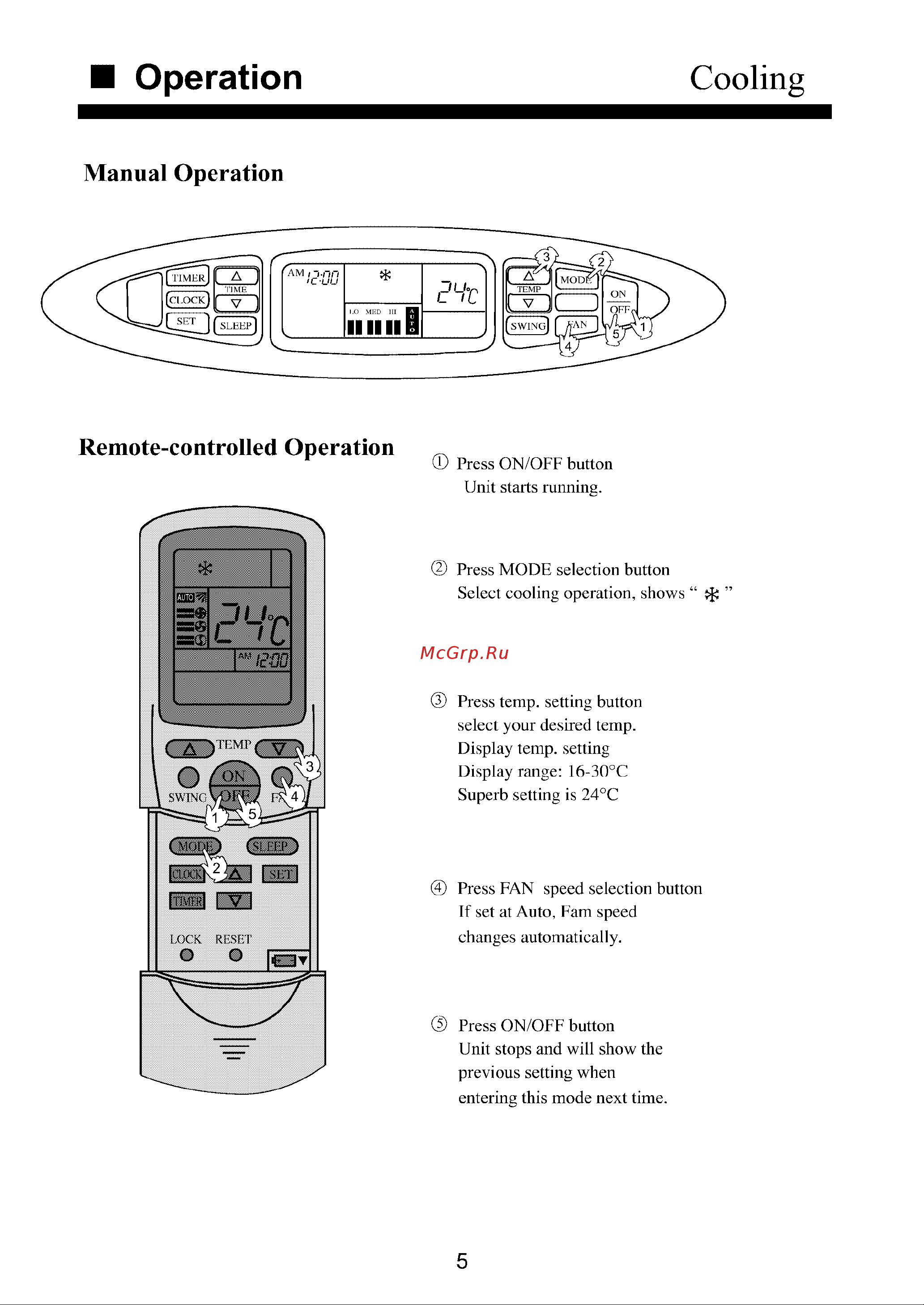Haier HPU-18HA04 [7/30] Operation