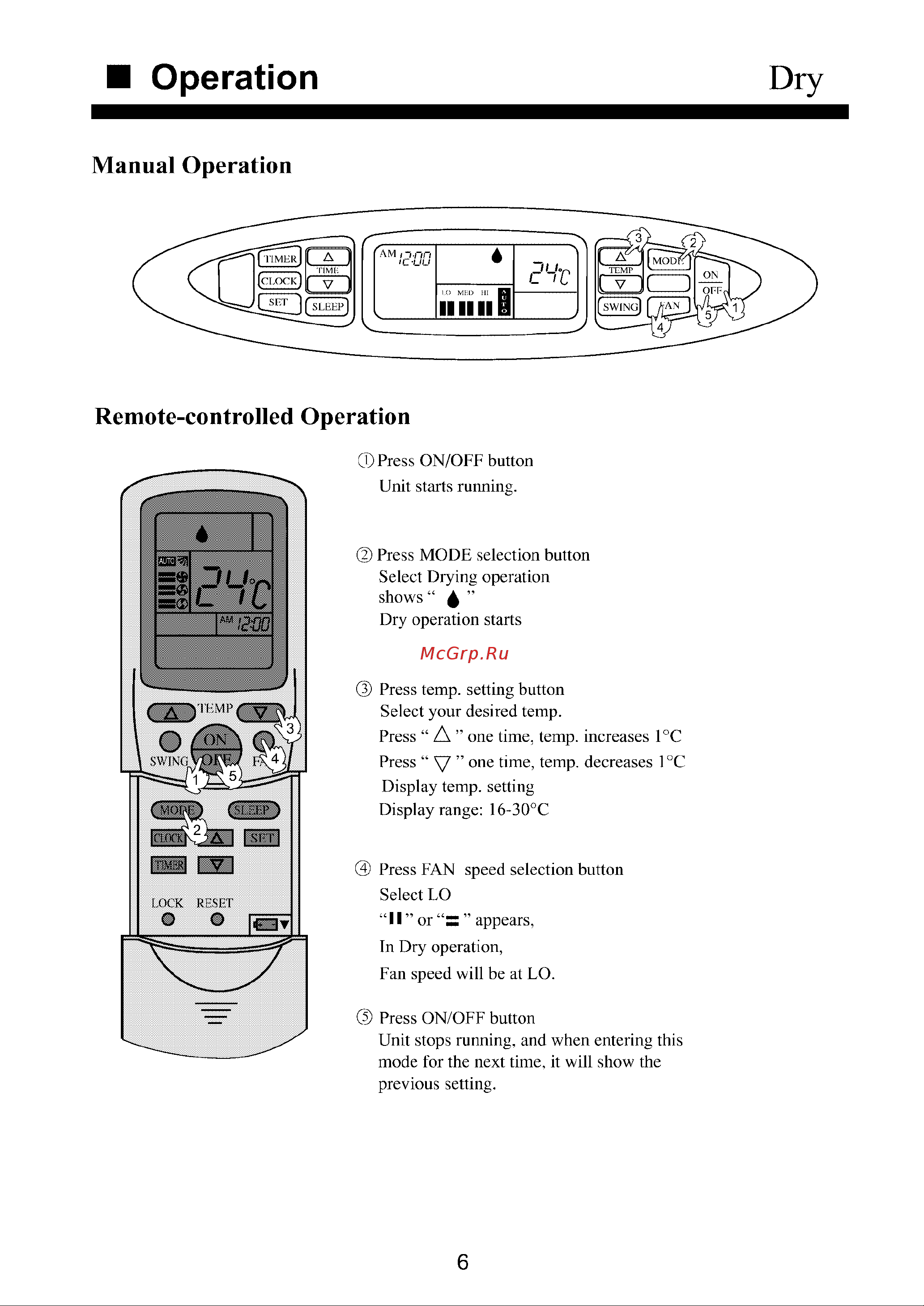 Haier HPU-18CA03 [8/30] Operation