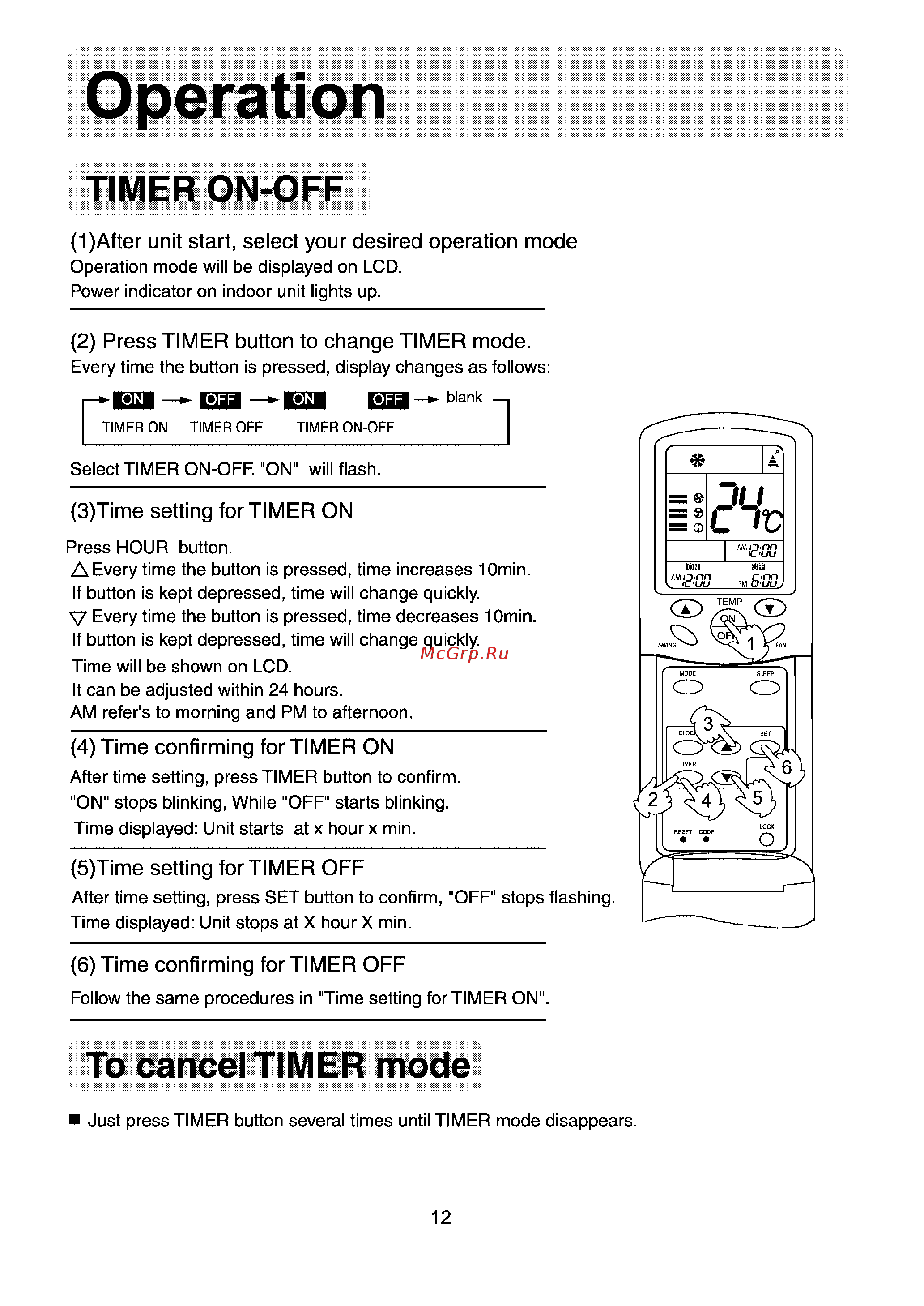 Haier HSU-09HQ03 [14/20] Operation
