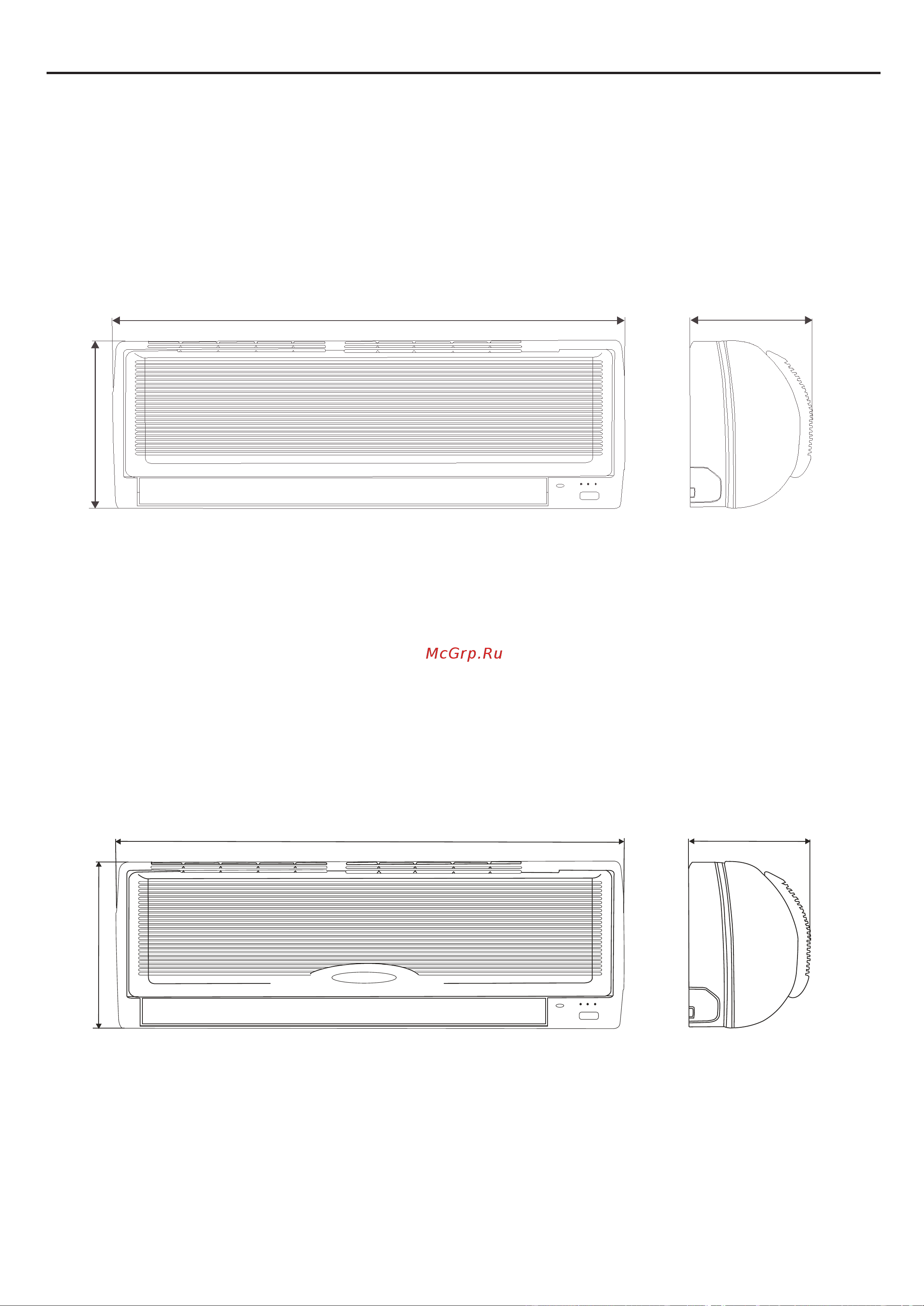 Haier HSU-12HF03(B) [13/63] Net dimension for indoor unit