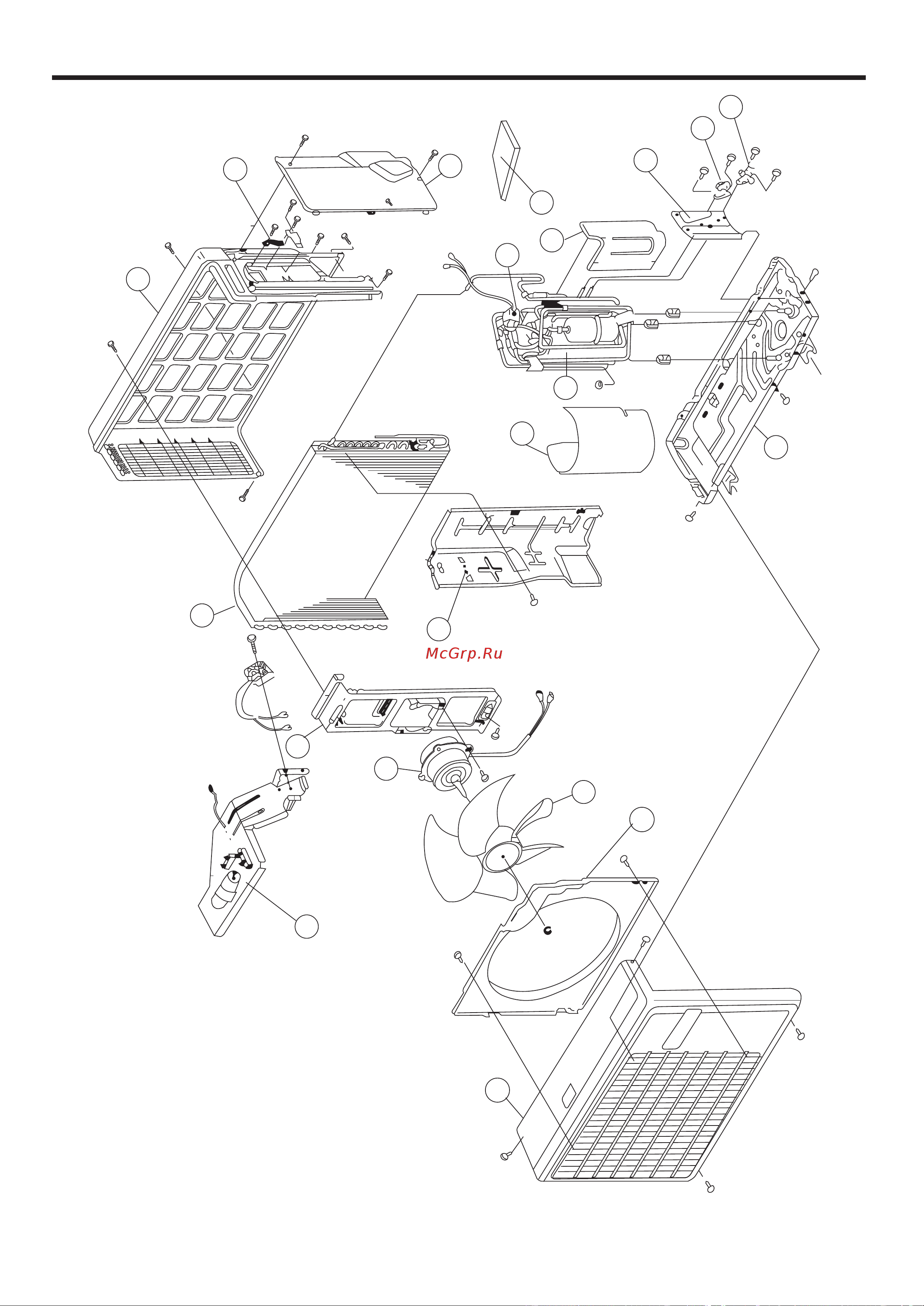 Haier HSU-12HF03(B) [24/63] Knock down drawings for outdoor unit