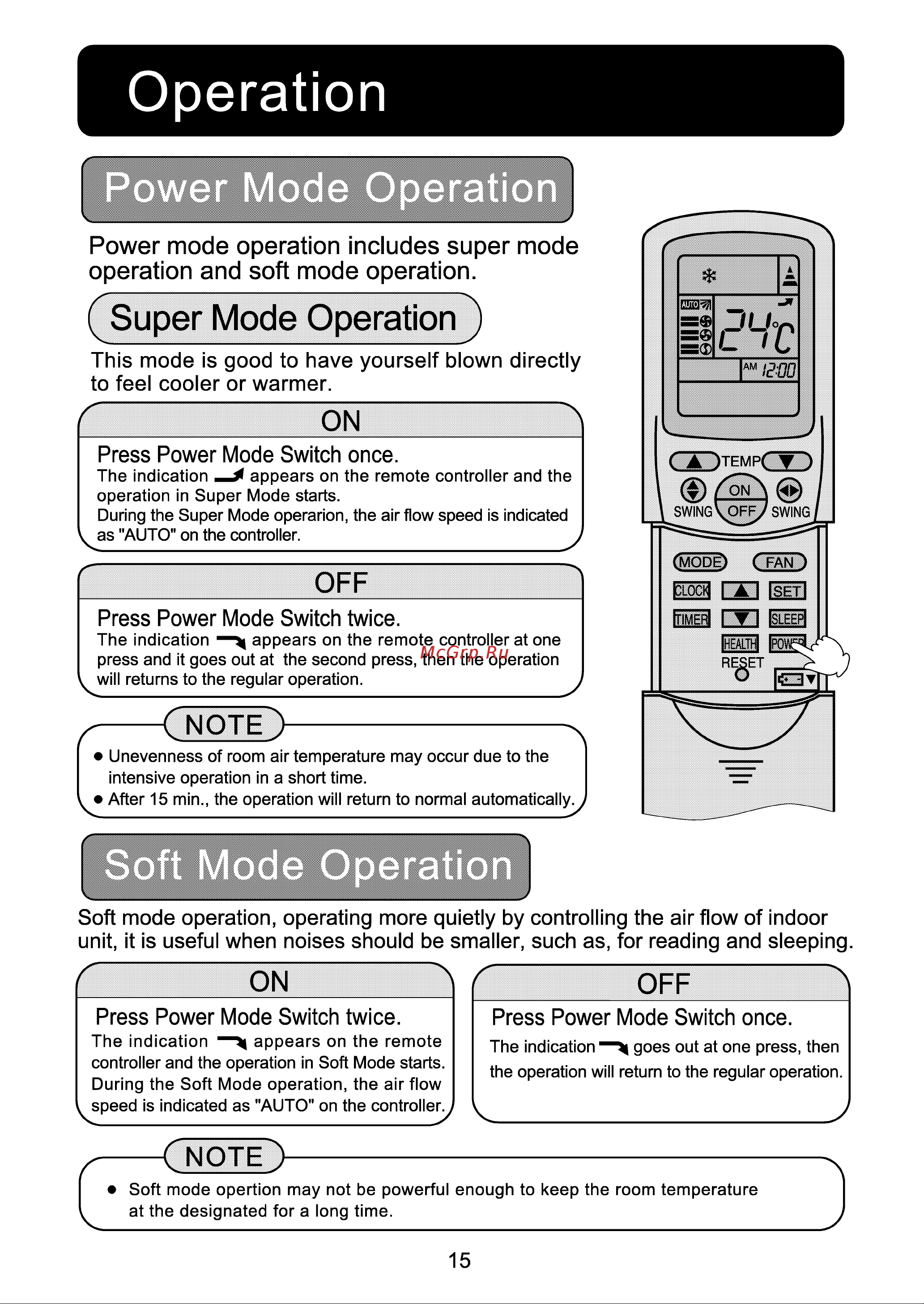 Haier AU142AEAHA [17/22] Operation