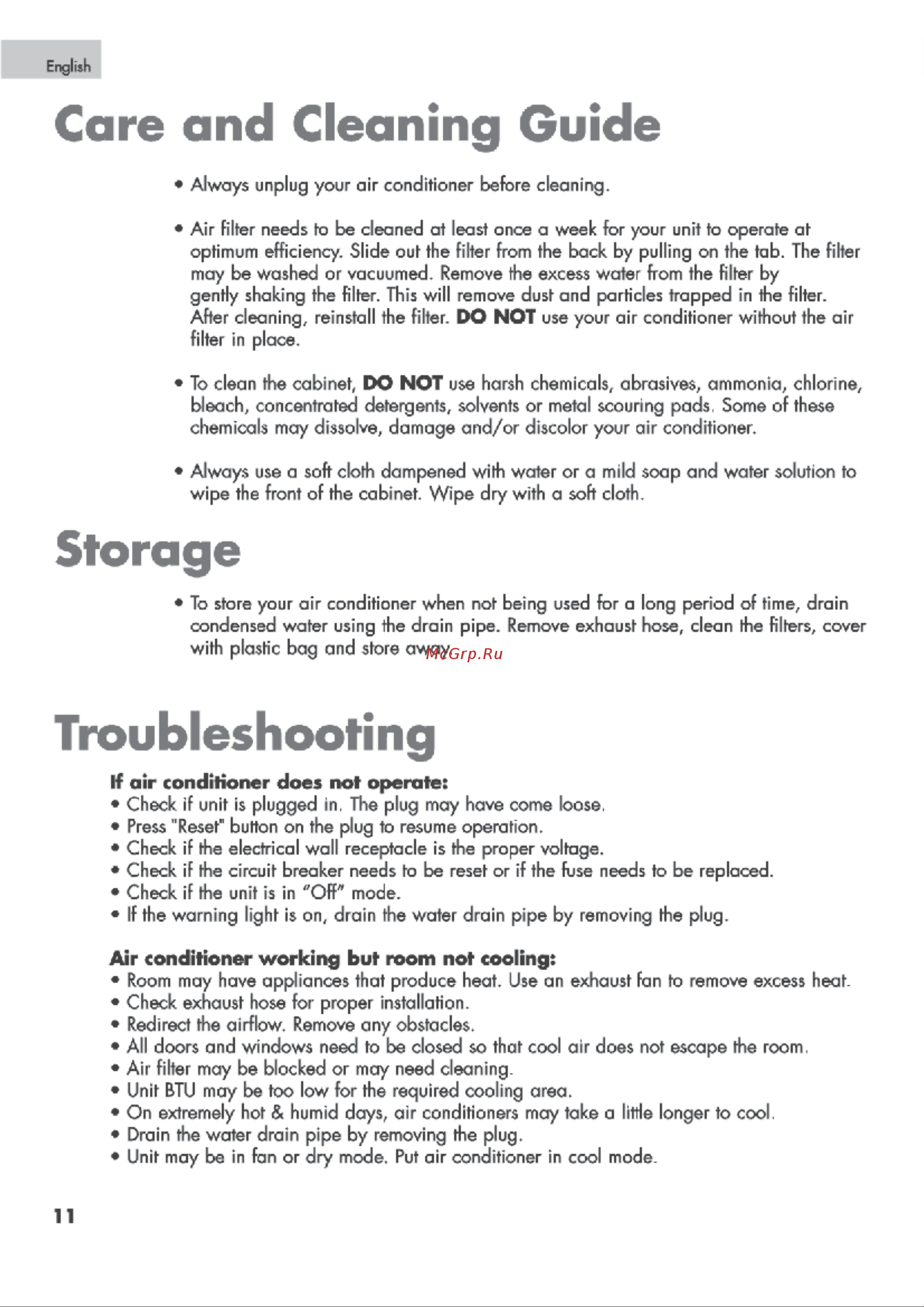Haier CPN14XC9 [12/40] Care and cleaning guide
