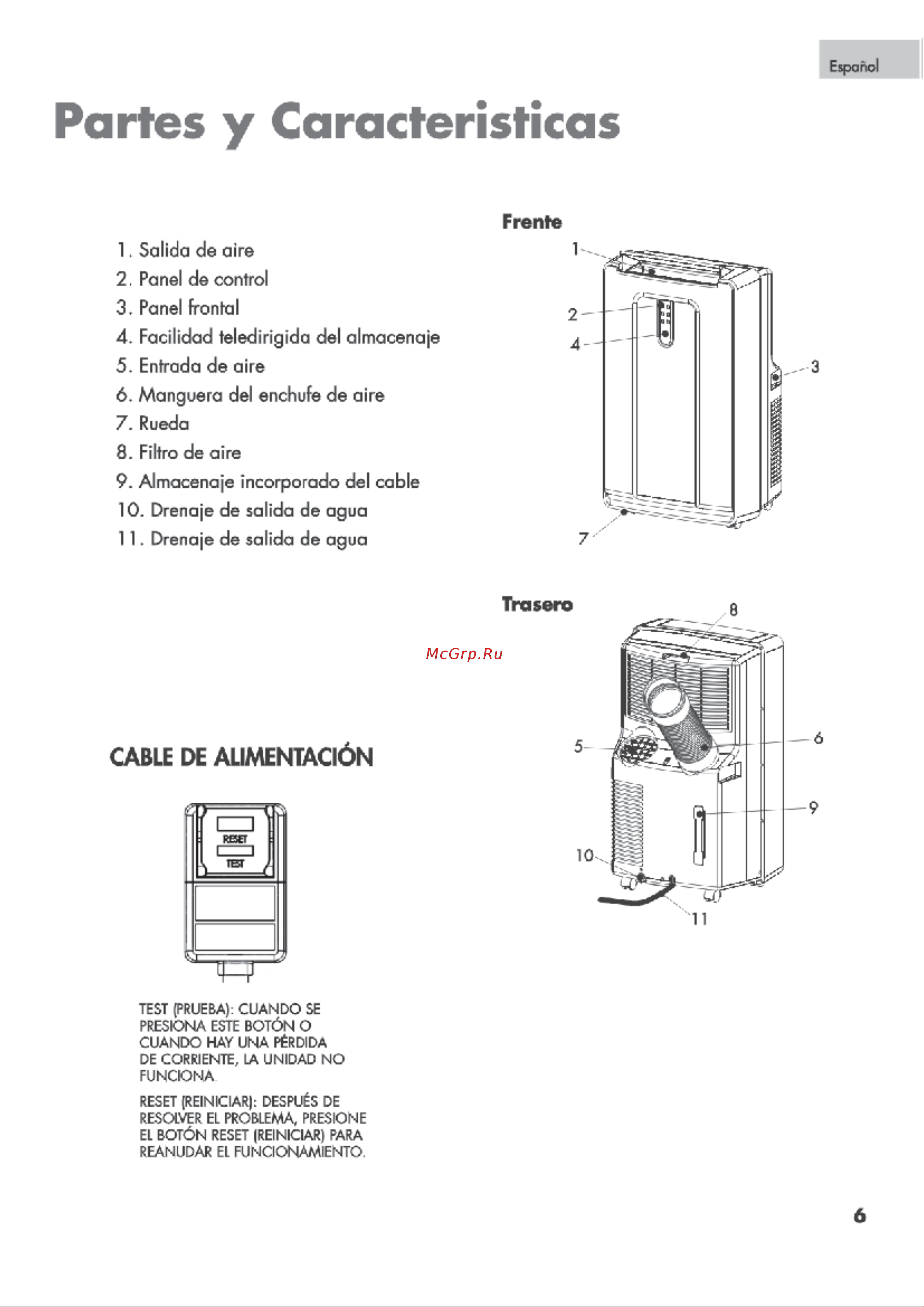 Haier CPN14XC9 [31/40] Partes y características