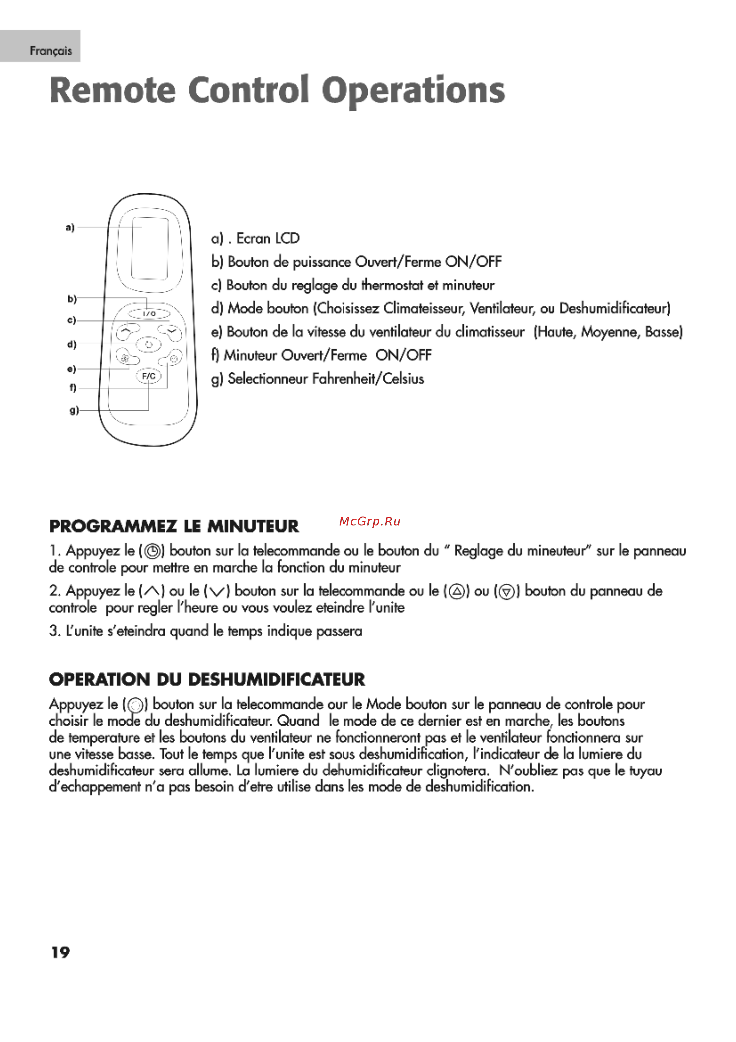 Haier CPR09XC7 [20/36] Remote control operations