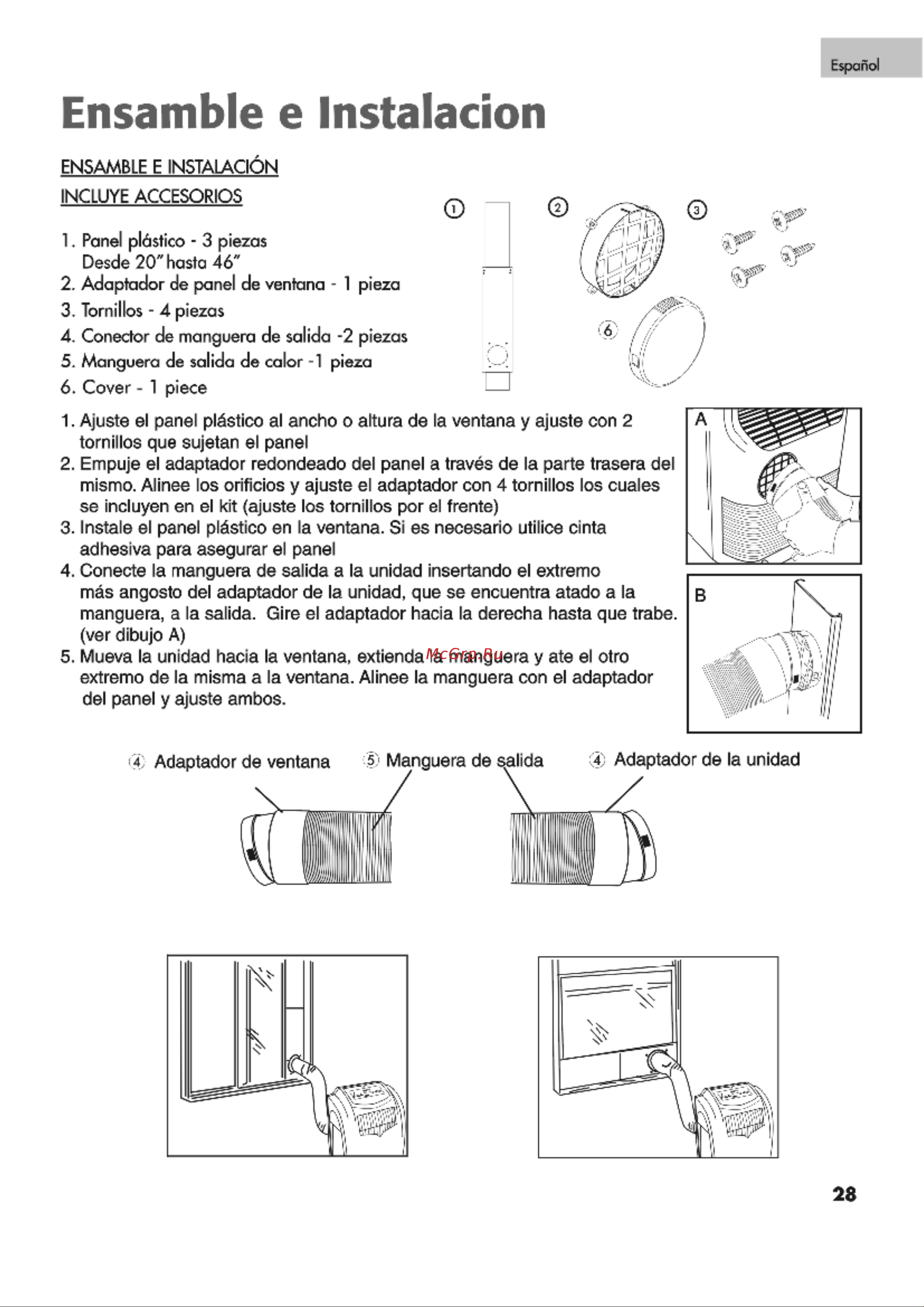 Haier CPR09XC7 [29/36] Ensamble e instalación