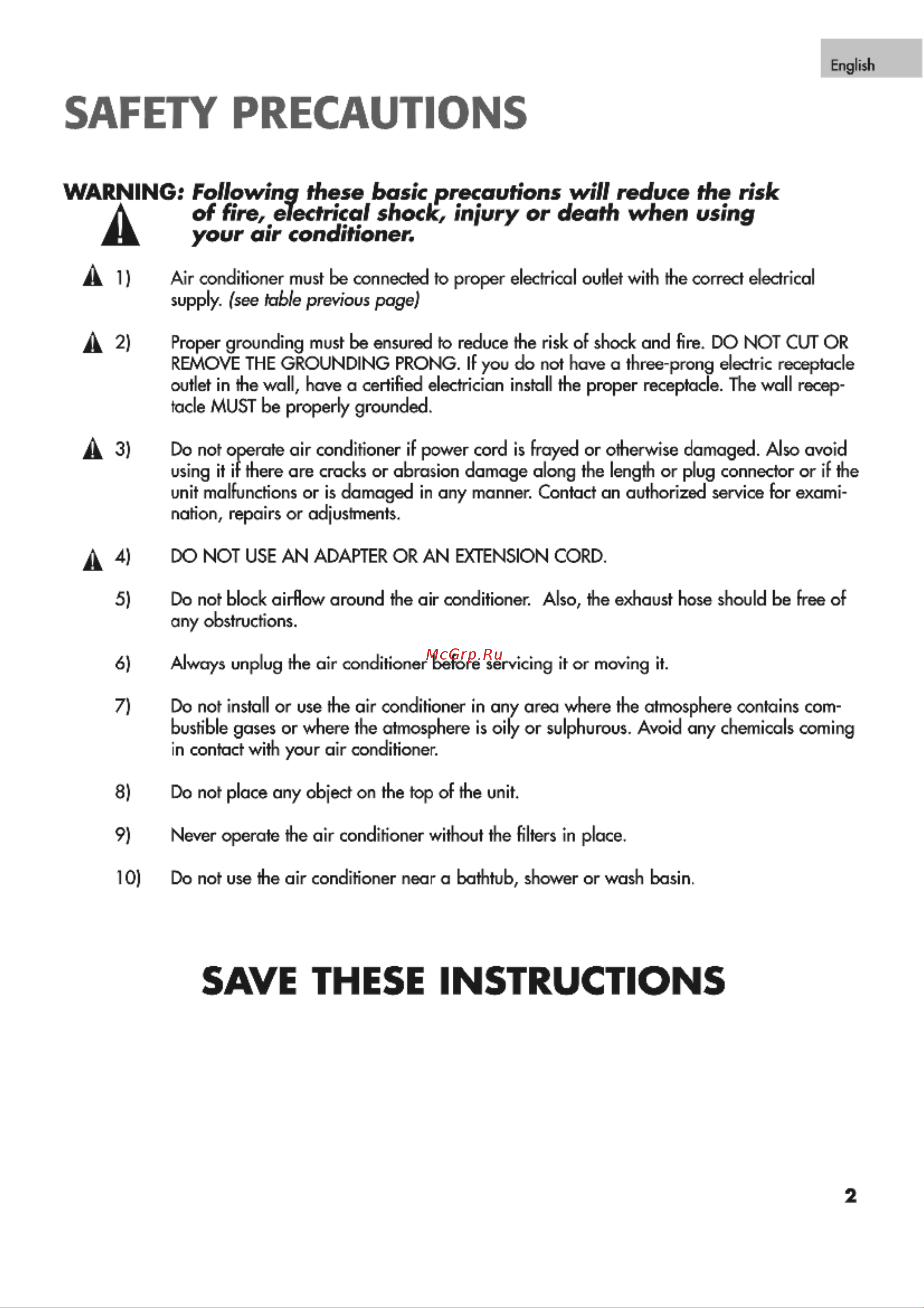 Haier CPR09XC7 [3/36] Safety precautions