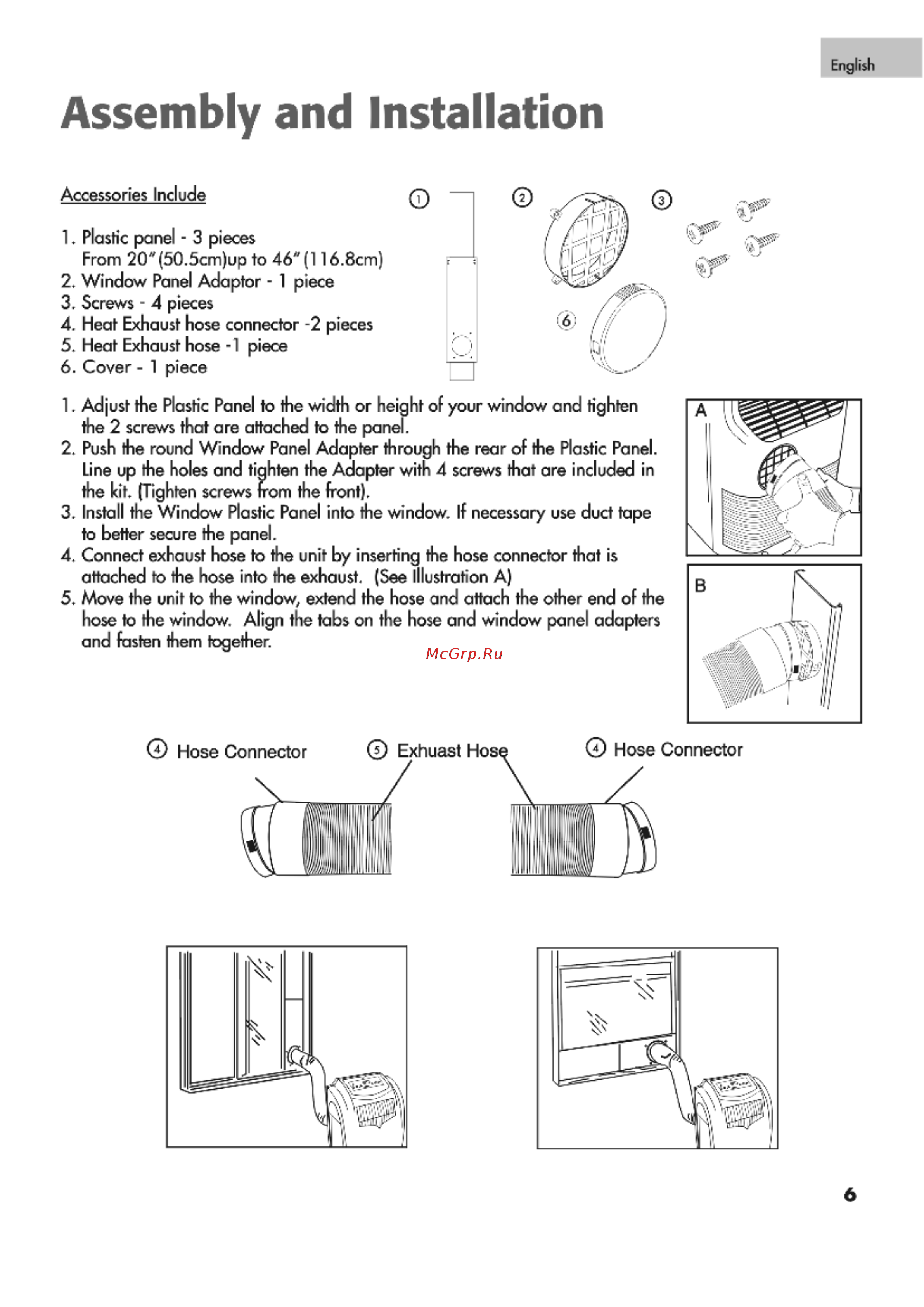 Haier CPR09XH7 [7/36] Assembly and installation