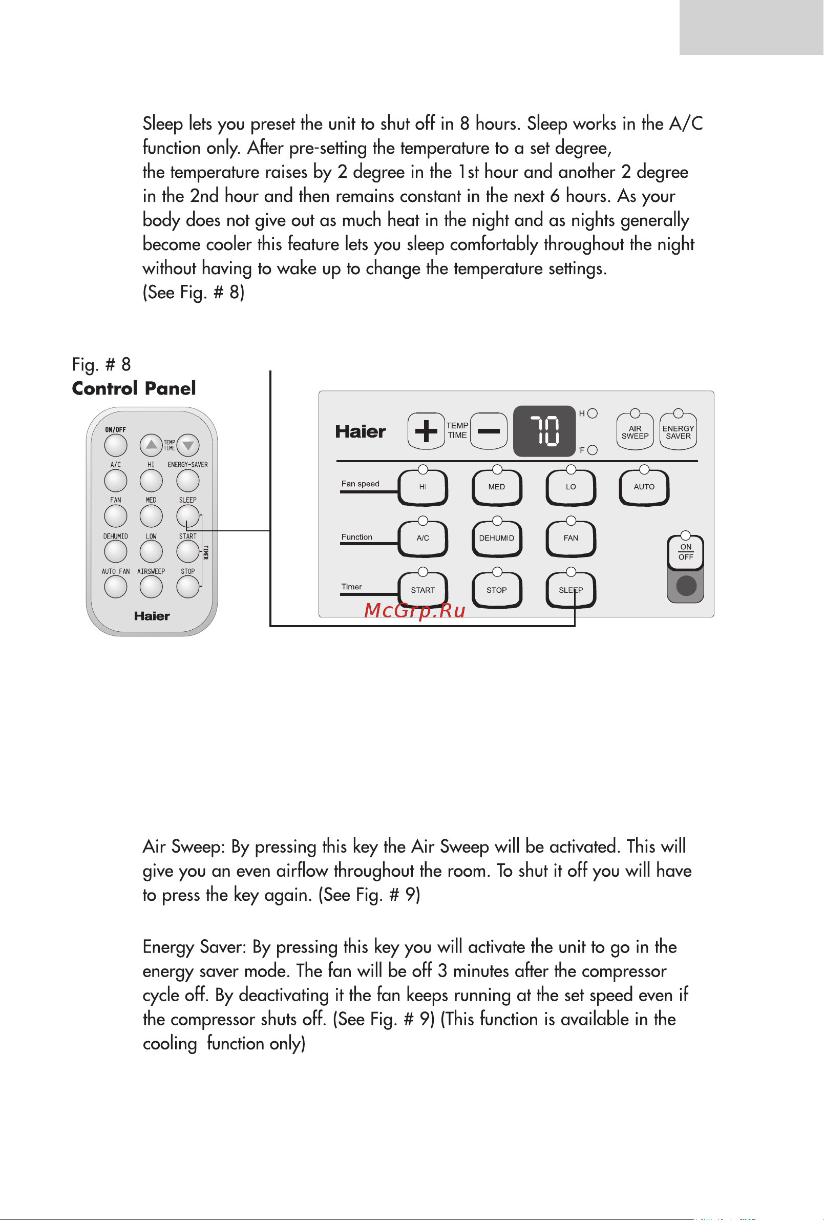 Haier ESA3063 [8/19] English