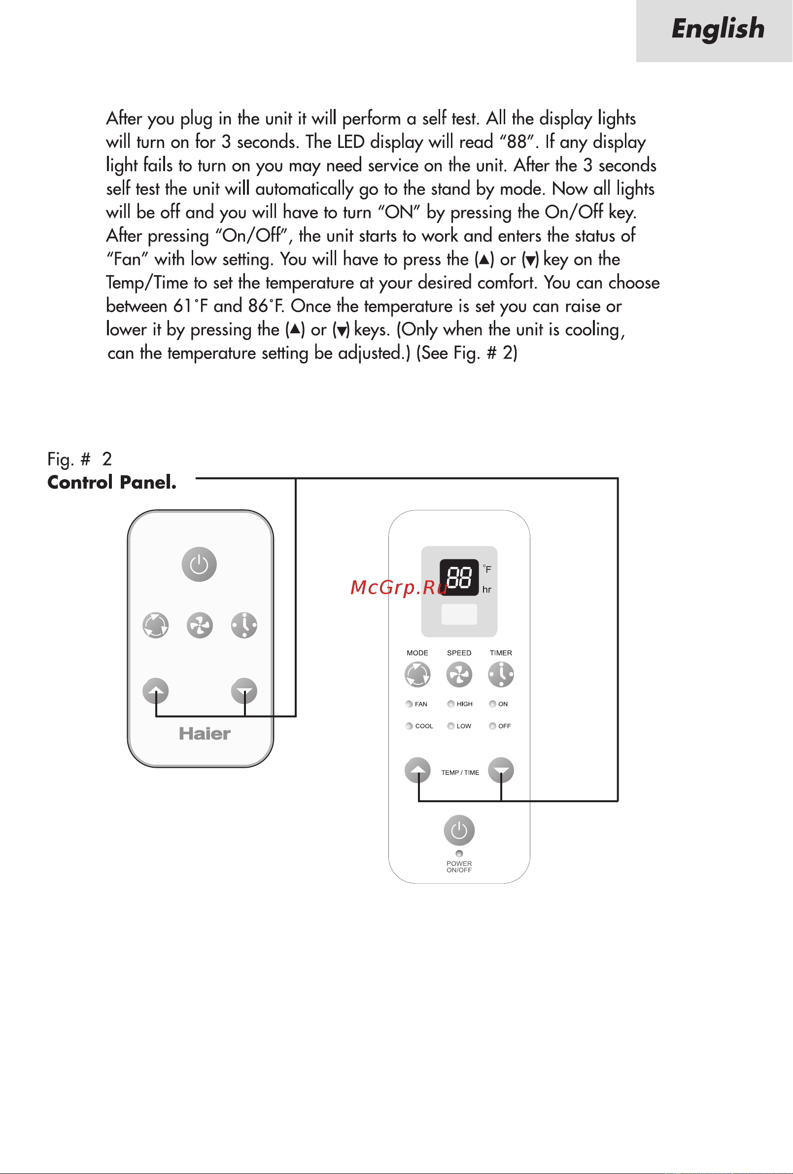 Haier ESA3055 [11/24] See fig 3