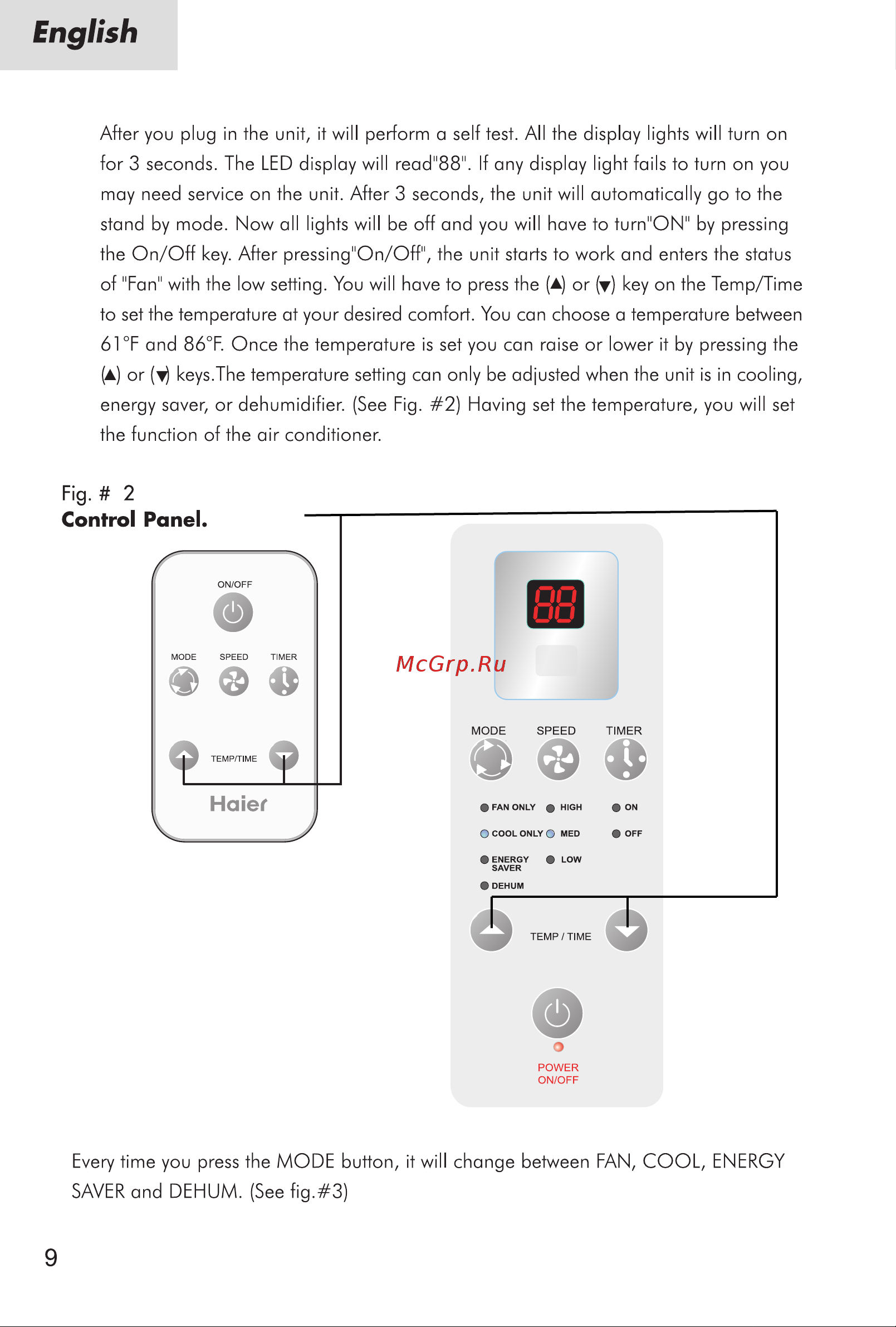Haier ESA3109 [10/22] English
