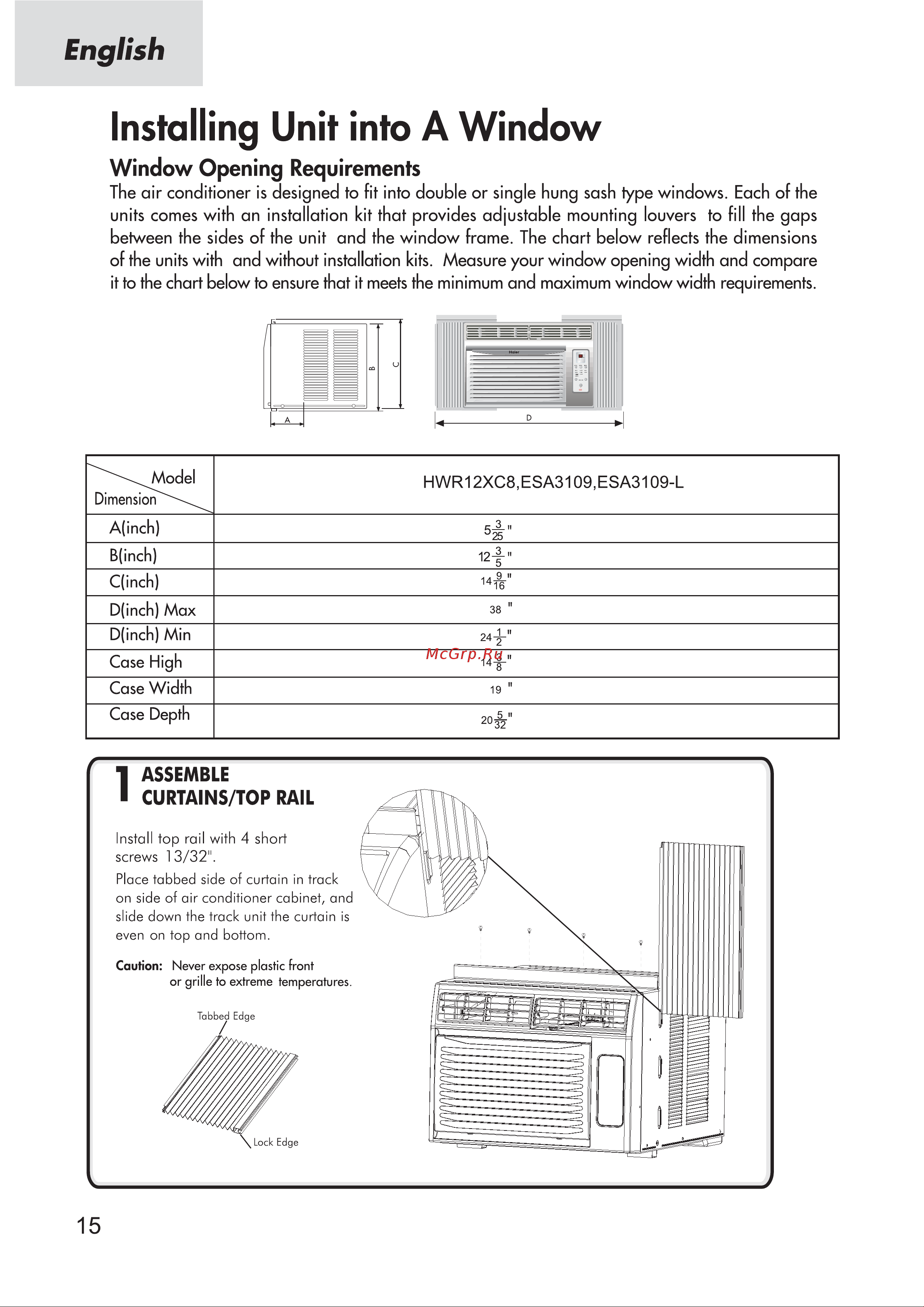 Haier ESA3109-L [16/22] English