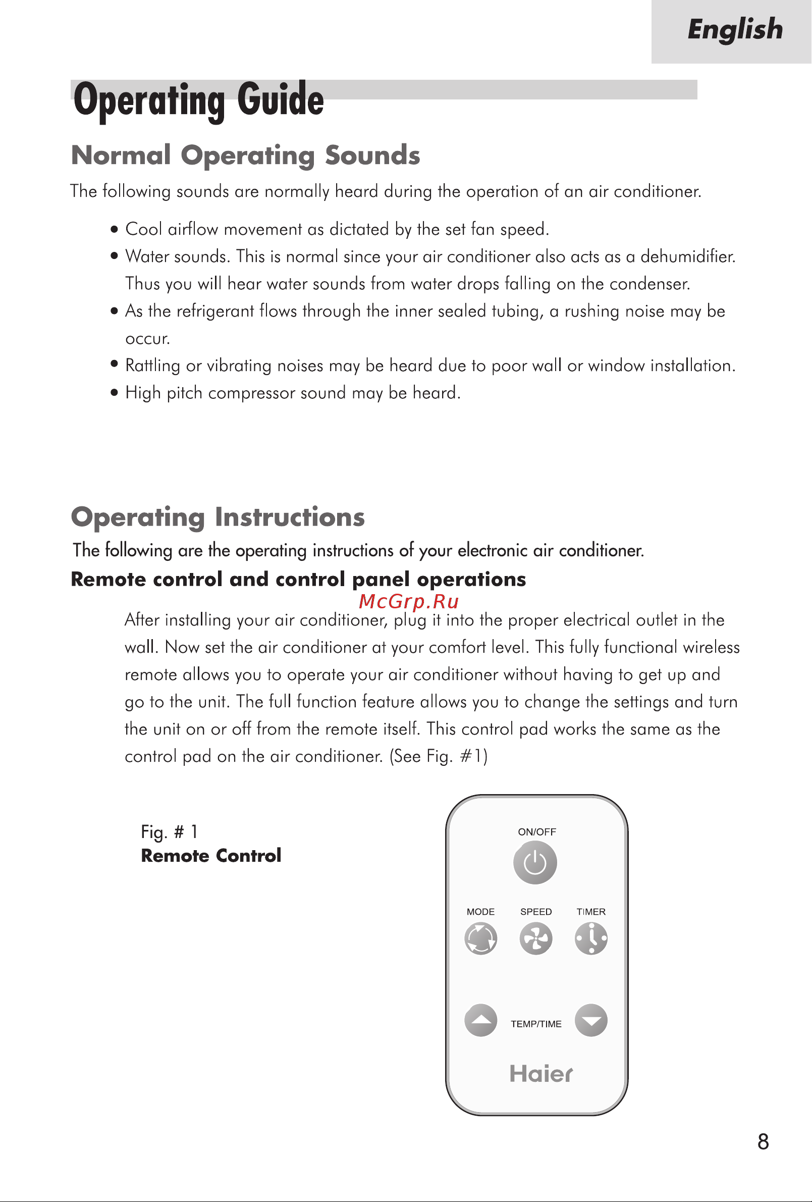 Haier ESA3109 [9/22] Operating guide