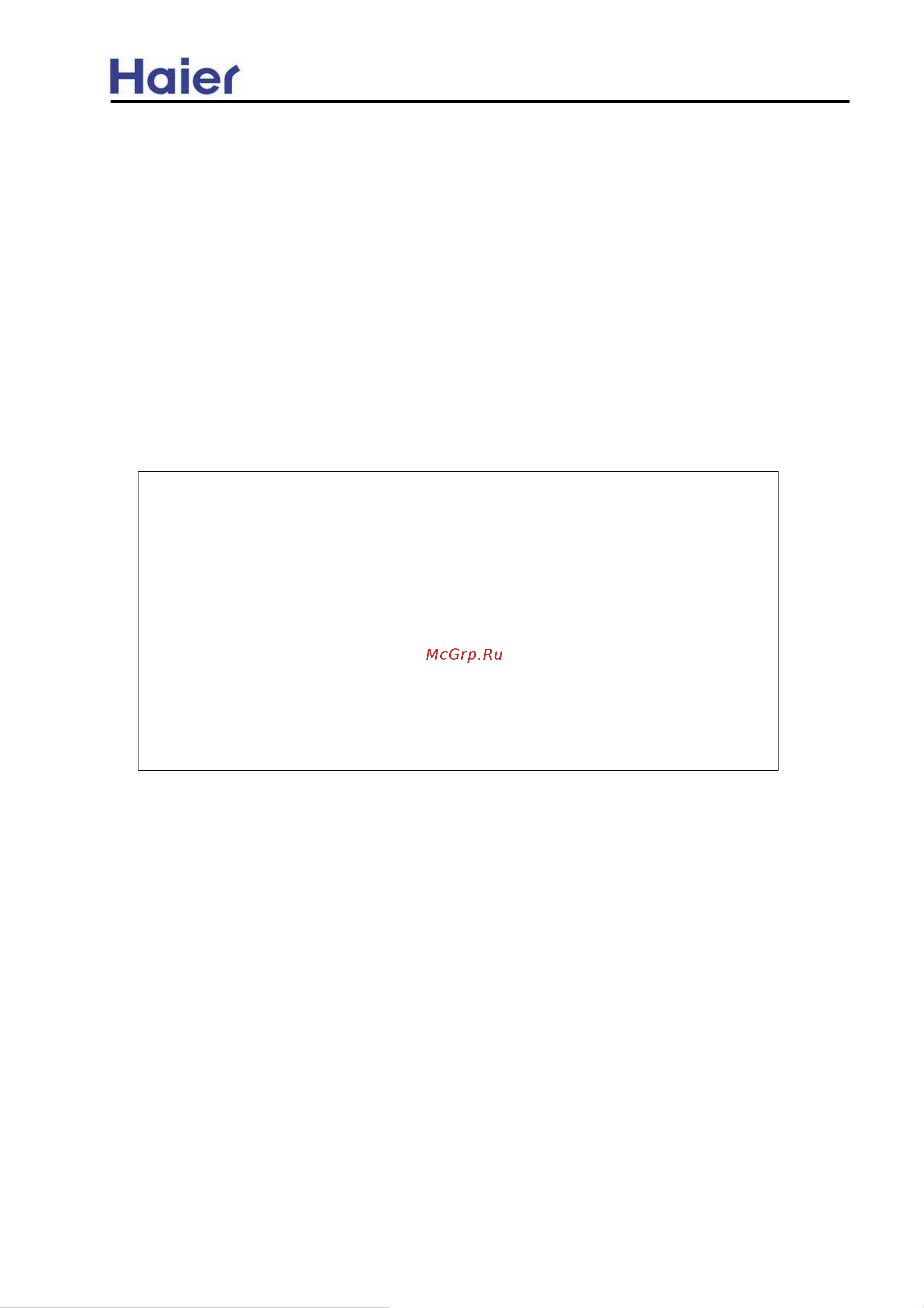Haier HR36D1VAR [2/41] Contents