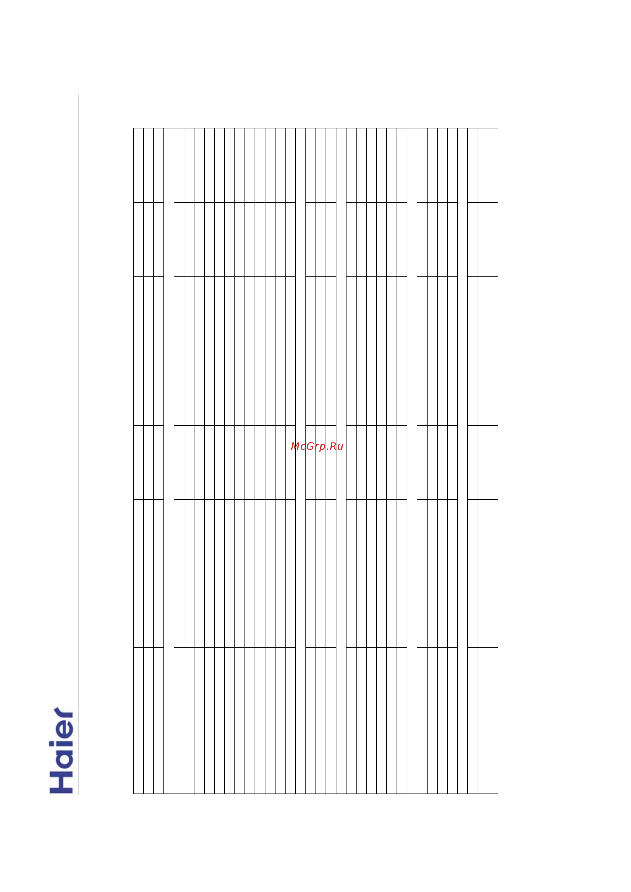 Haier HR36D1VAR [5/41] Physical and electrical specifications